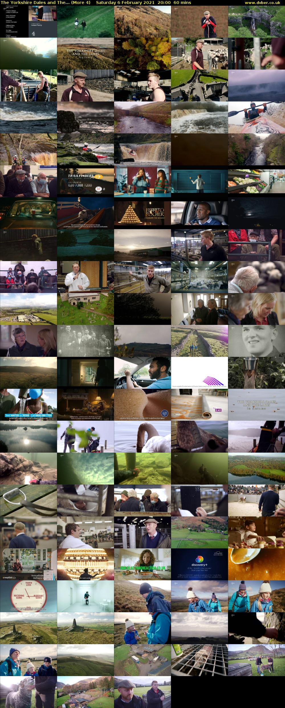 The Yorkshire Dales and The... (More 4) Saturday 6 February 2021 20:00 - 21:00