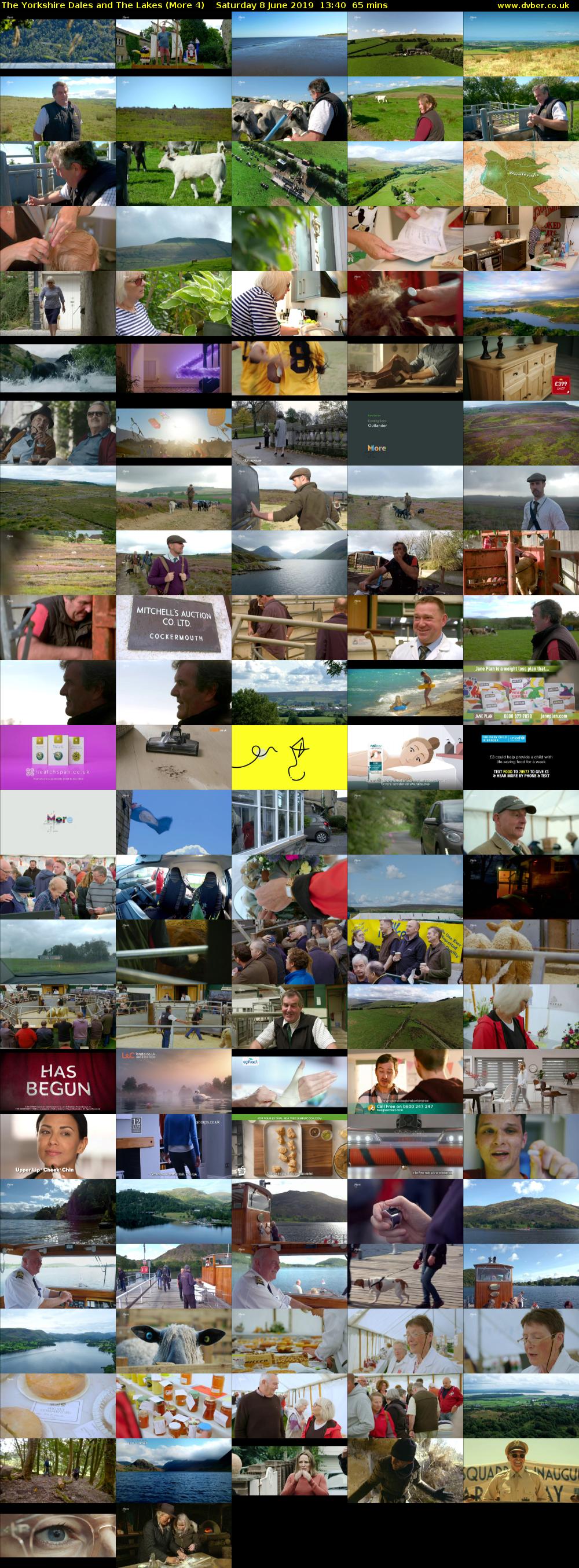 The Yorkshire Dales and The Lakes (More 4) Saturday 8 June 2019 13:40 - 14:45