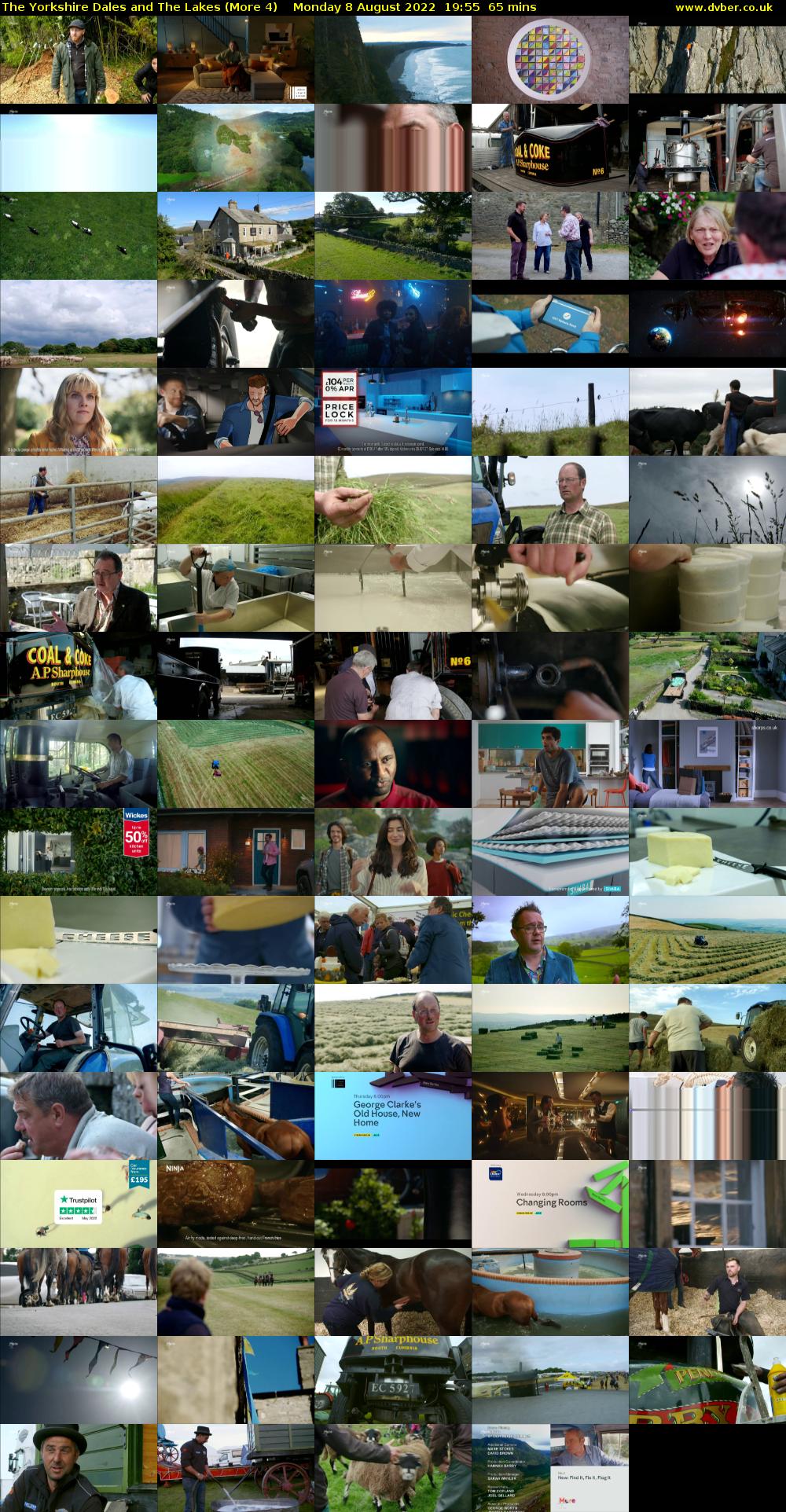 The Yorkshire Dales and The Lakes (More 4) Monday 8 August 2022 19:55 - 21:00