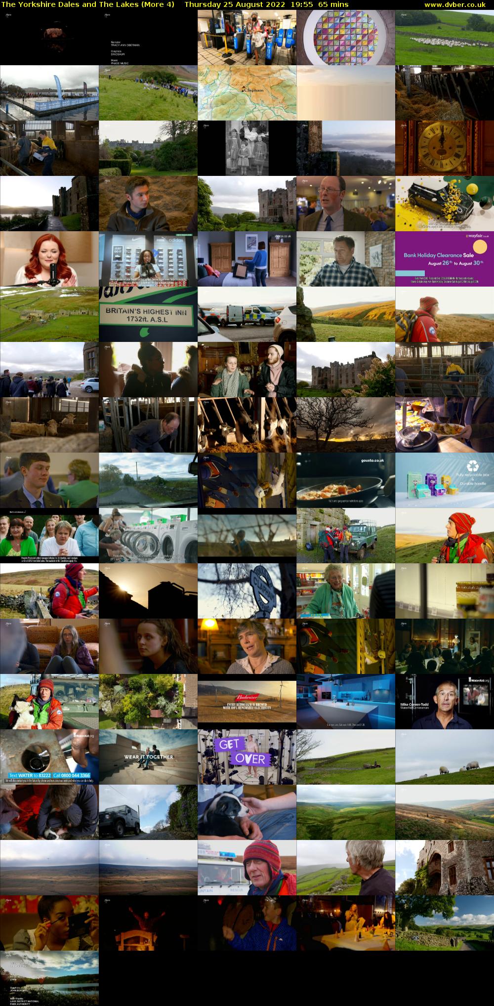 The Yorkshire Dales and The Lakes (More 4) Thursday 25 August 2022 19:55 - 21:00
