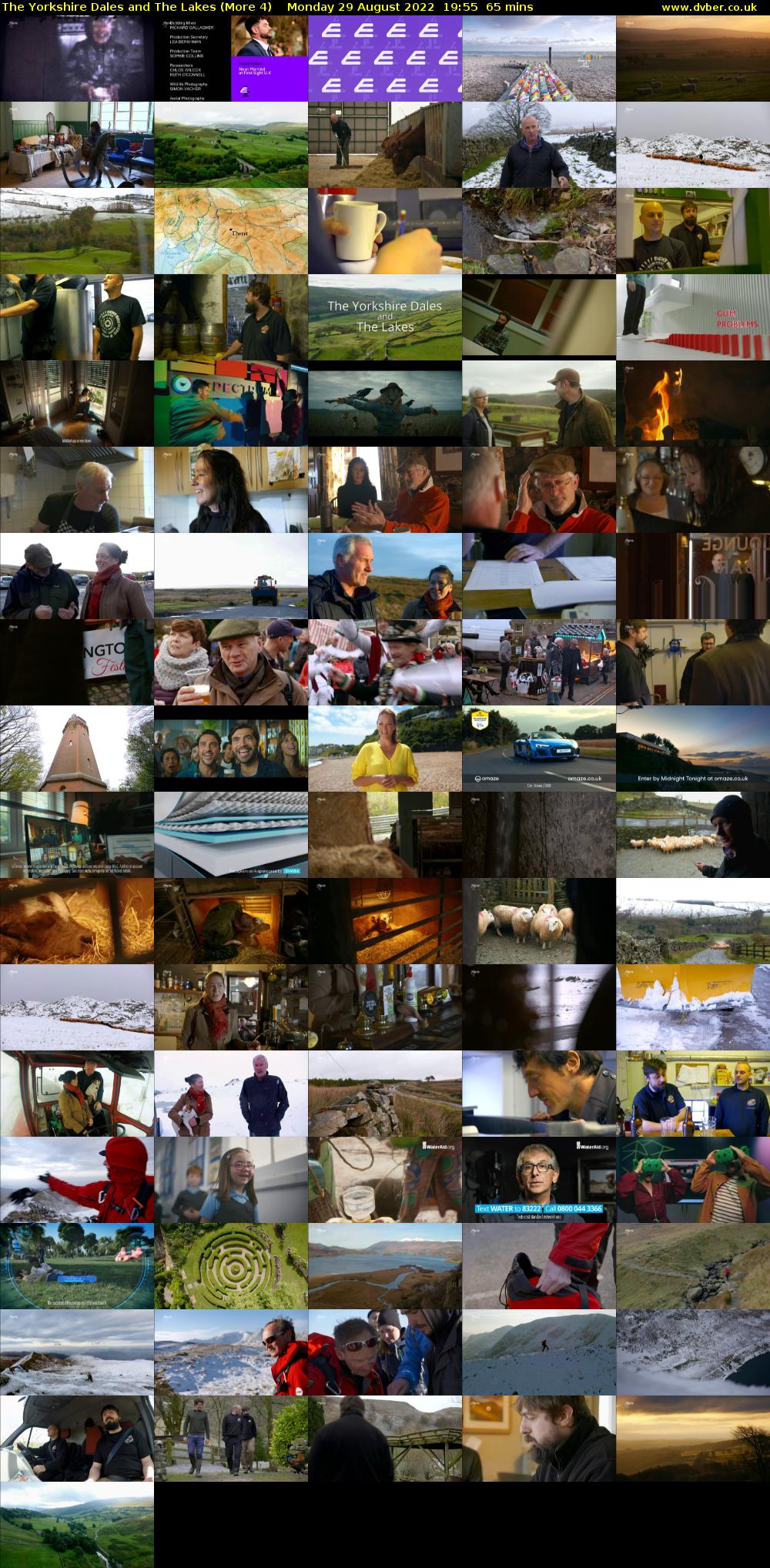 The Yorkshire Dales and The Lakes (More 4) Monday 29 August 2022 19:55 - 21:00