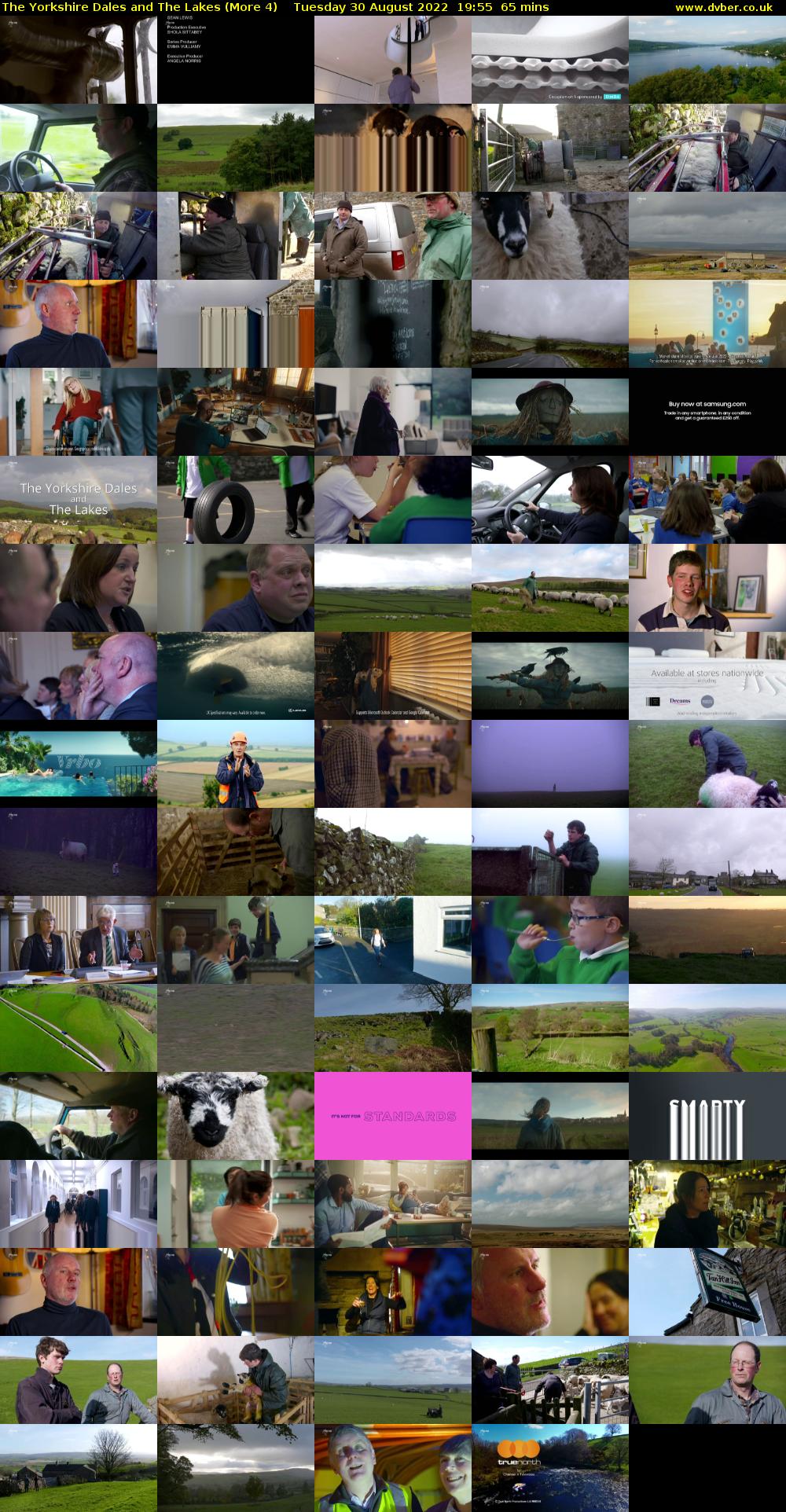 The Yorkshire Dales and The Lakes (More 4) Tuesday 30 August 2022 19:55 - 21:00