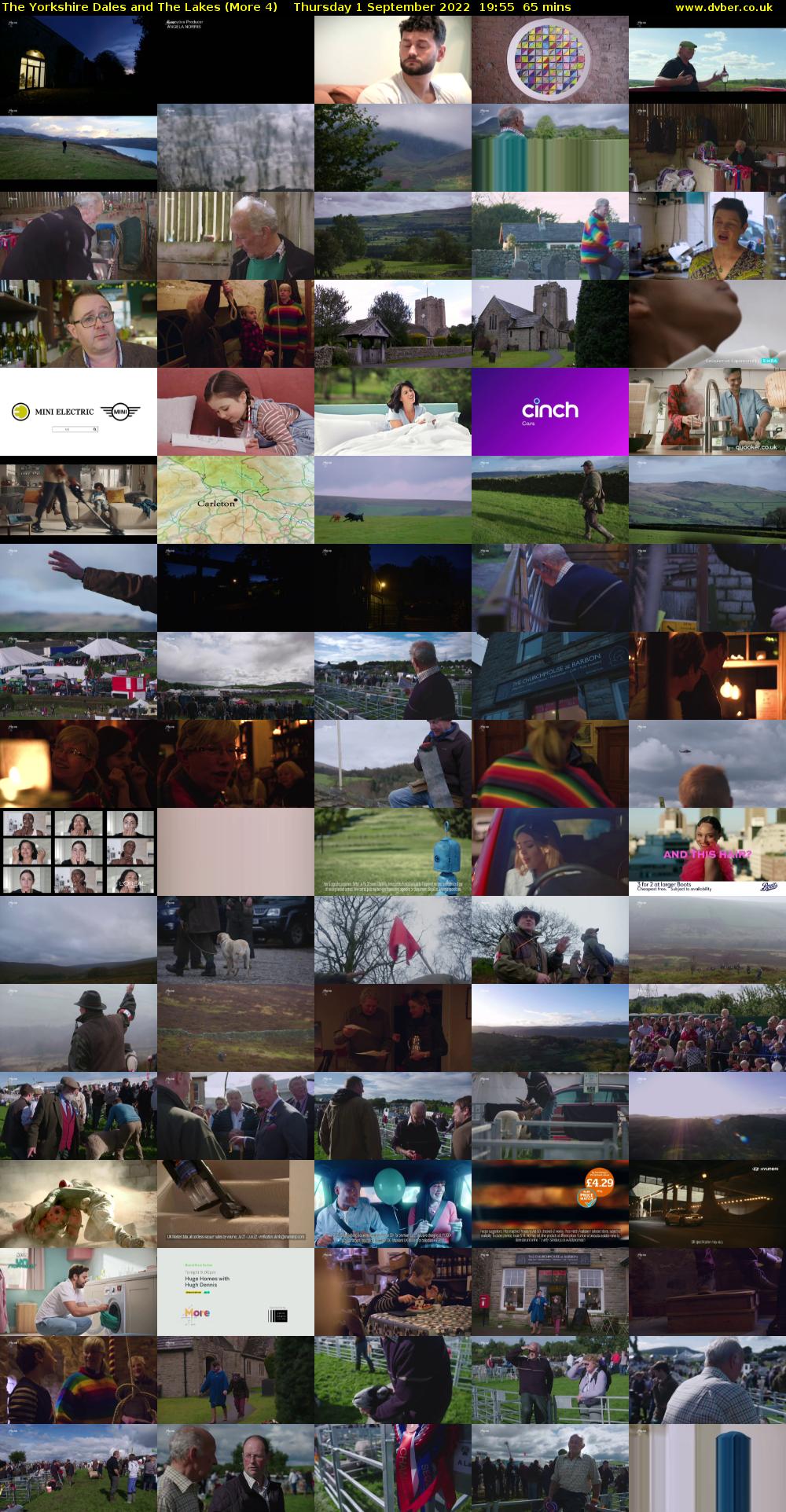 The Yorkshire Dales and The Lakes (More 4) Thursday 1 September 2022 19:55 - 21:00