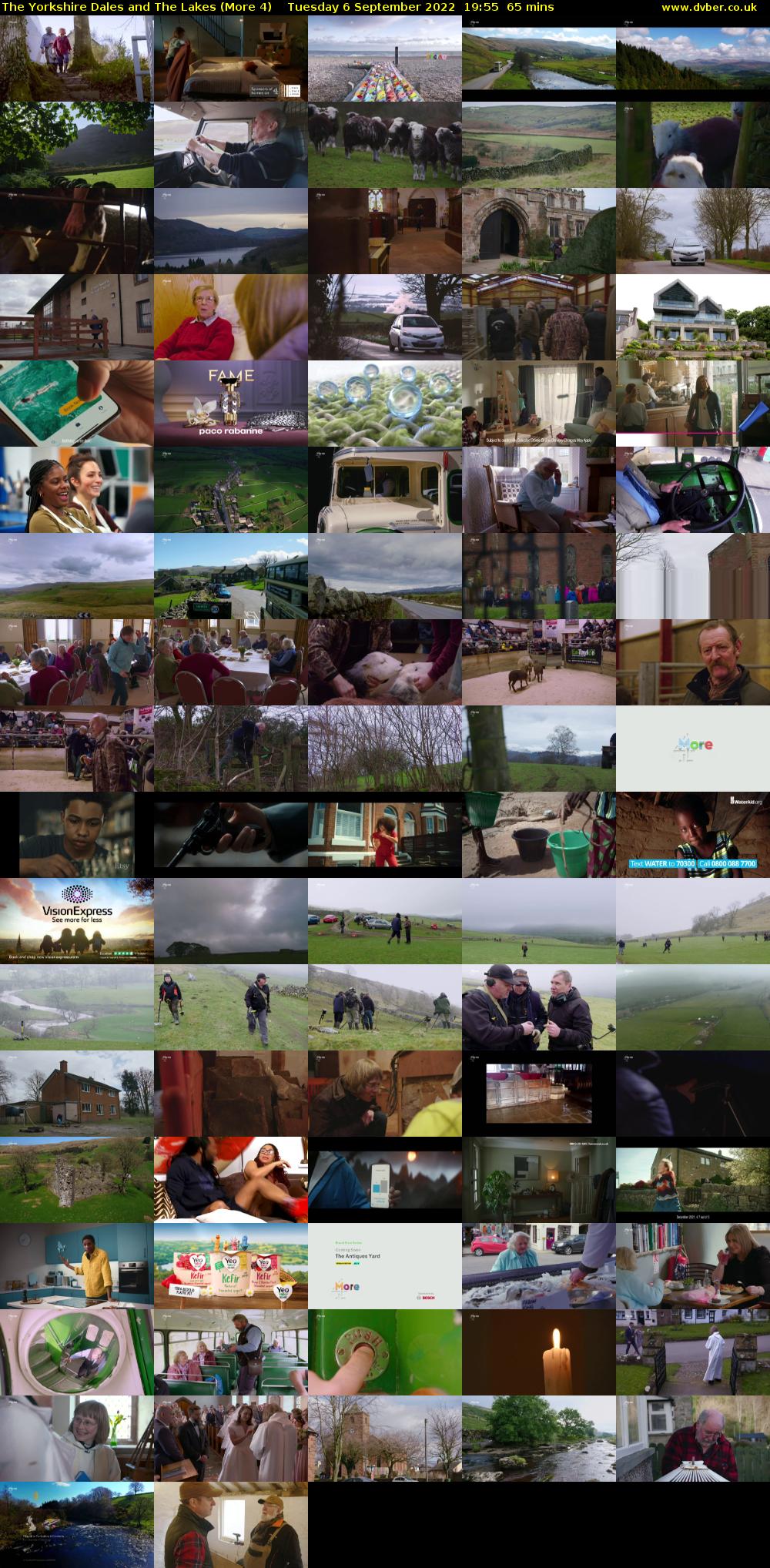 The Yorkshire Dales and The Lakes (More 4) Tuesday 6 September 2022 19:55 - 21:00