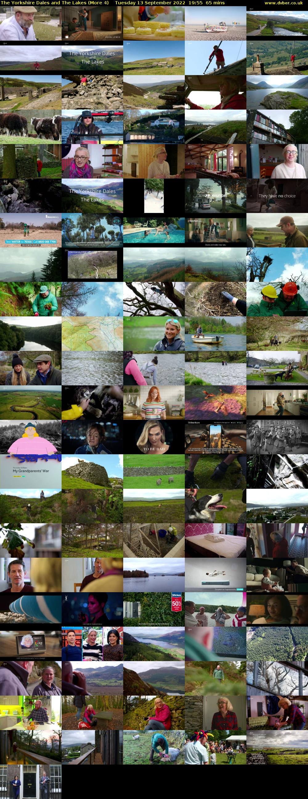 The Yorkshire Dales and The Lakes (More 4) Tuesday 13 September 2022 19:55 - 21:00