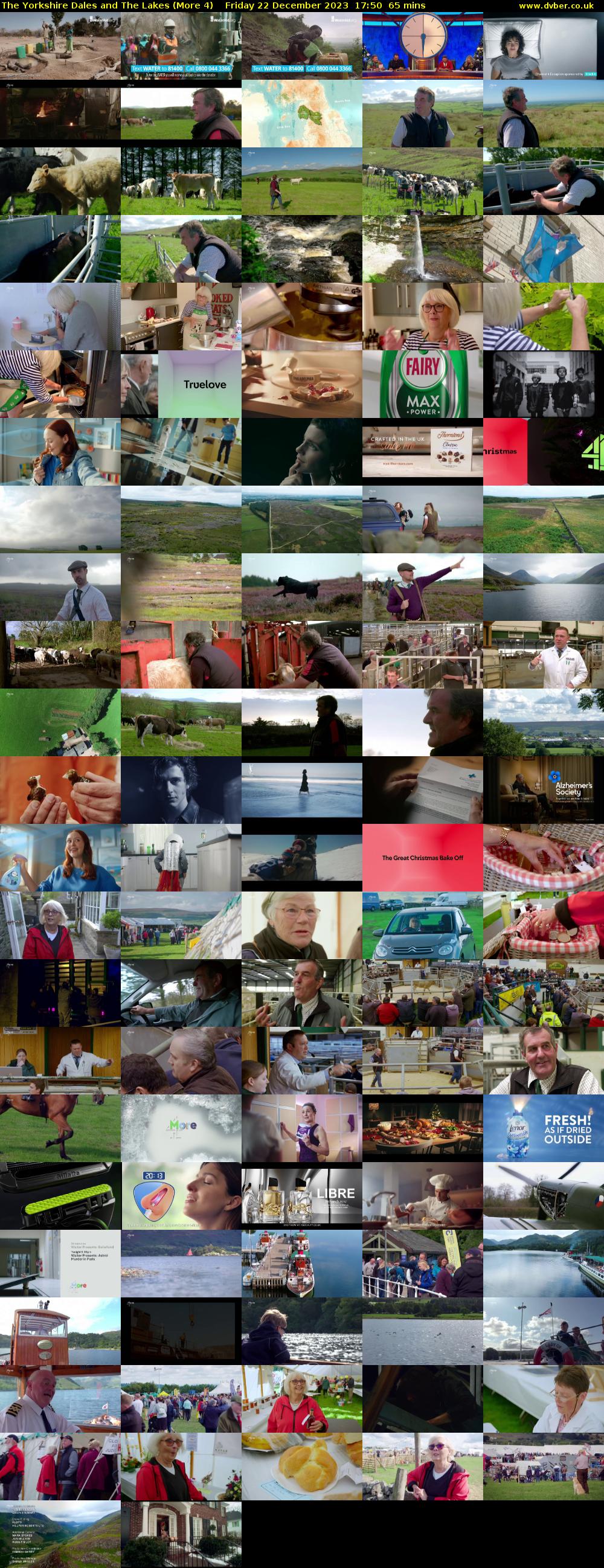 The Yorkshire Dales and The Lakes (More 4) Friday 22 December 2023 17:50 - 18:55