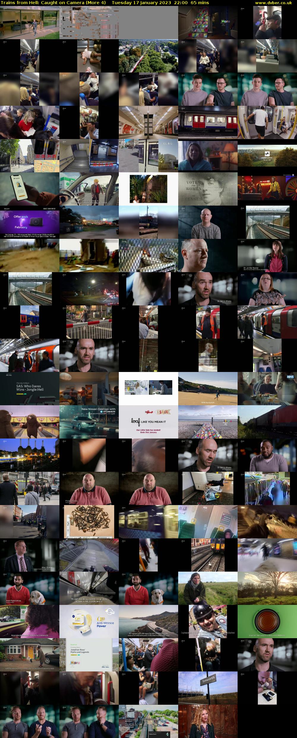 Trains from Hell: Caught on Camera (More 4) Tuesday 17 January 2023 22:00 - 23:05