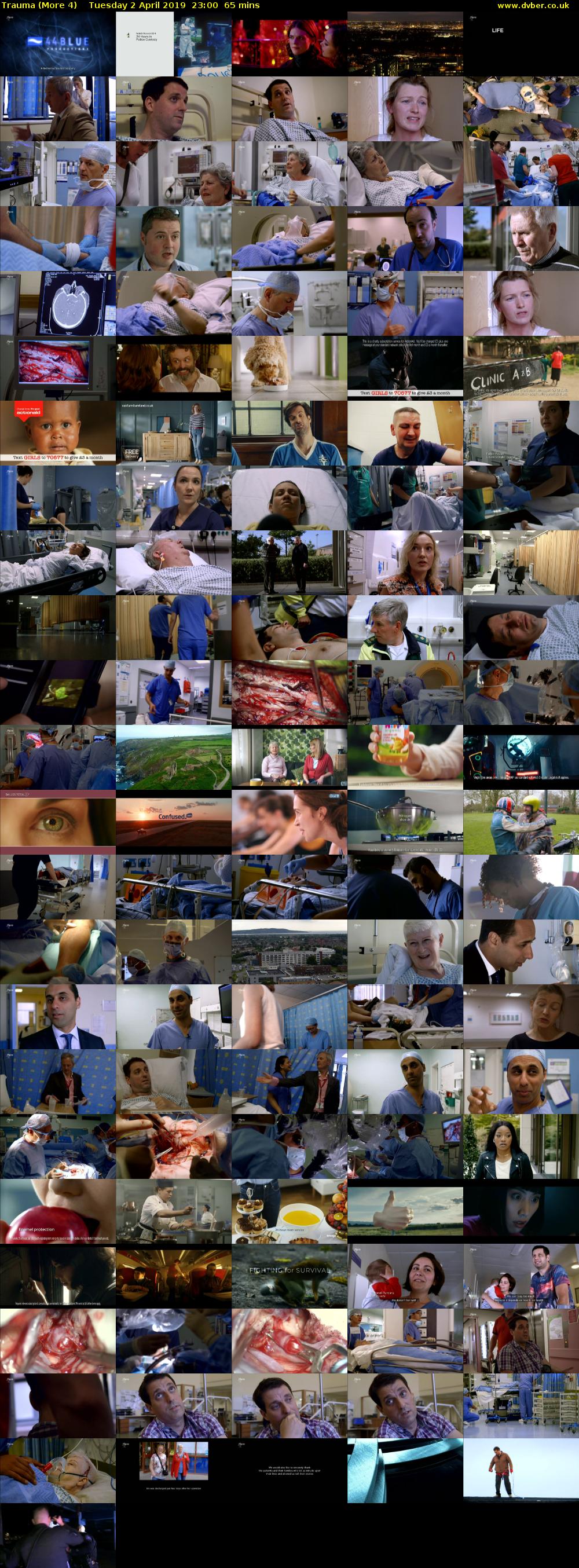 Trauma (More 4) Tuesday 2 April 2019 23:00 - 00:05