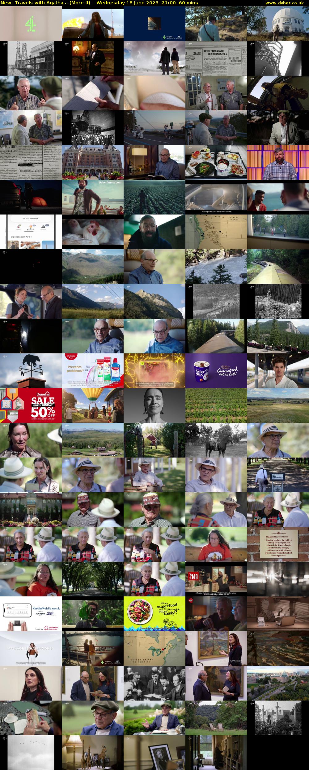 Travels with Agatha... (More 4) Wednesday 18 June 2025 21:00 - 22:00