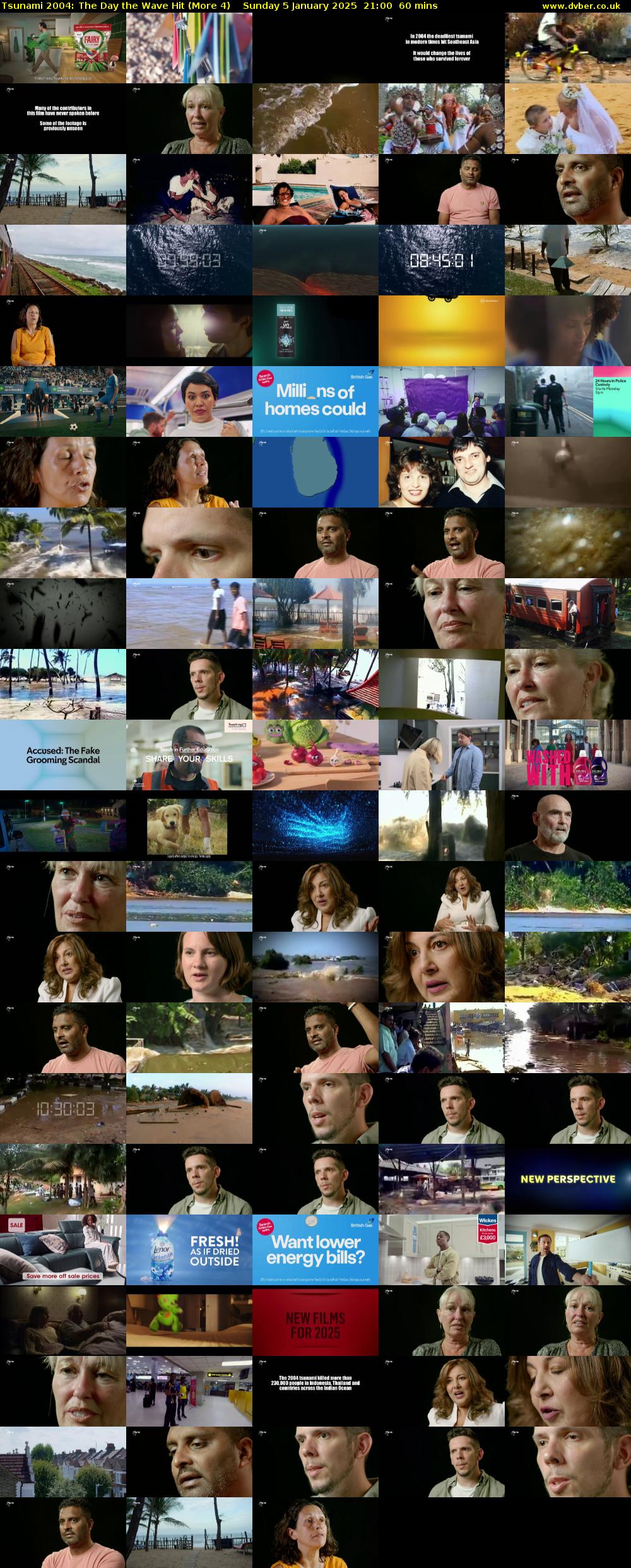 Tsunami 2004: The Day the Wave Hit (More 4) Sunday 5 January 2025 21:00 - 22:00