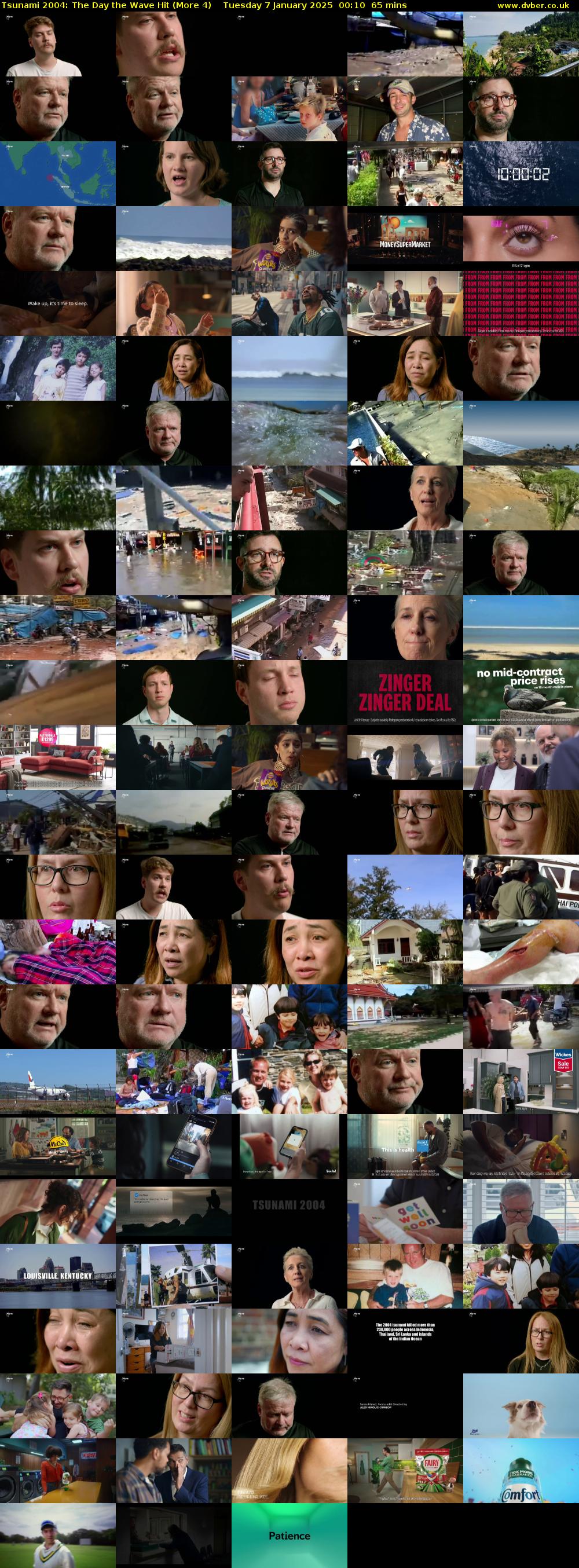 Tsunami 2004: The Day the Wave Hit (More 4) Tuesday 7 January 2025 00:10 - 01:15