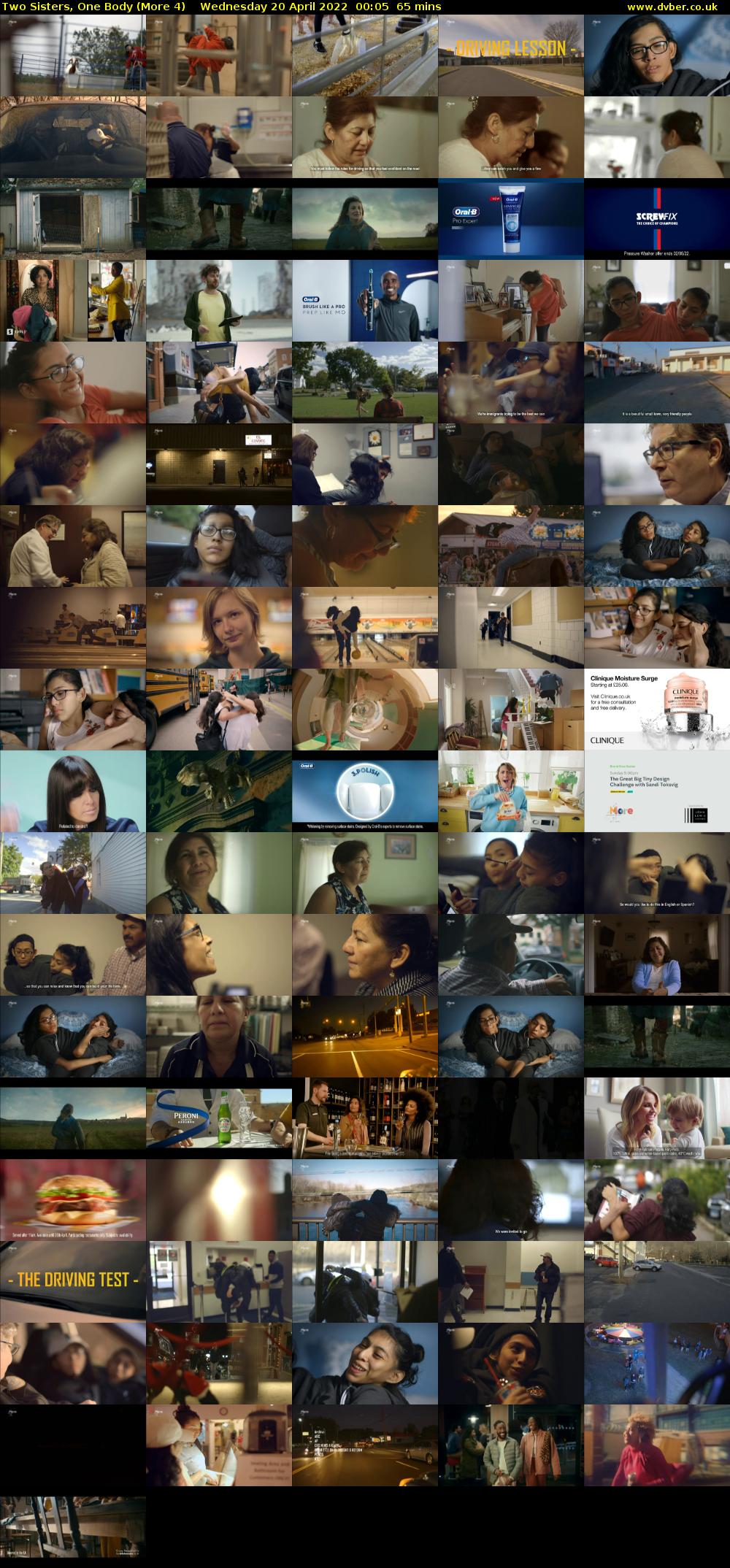 Two Sisters, One Body (More 4) Wednesday 20 April 2022 00:05 - 01:10