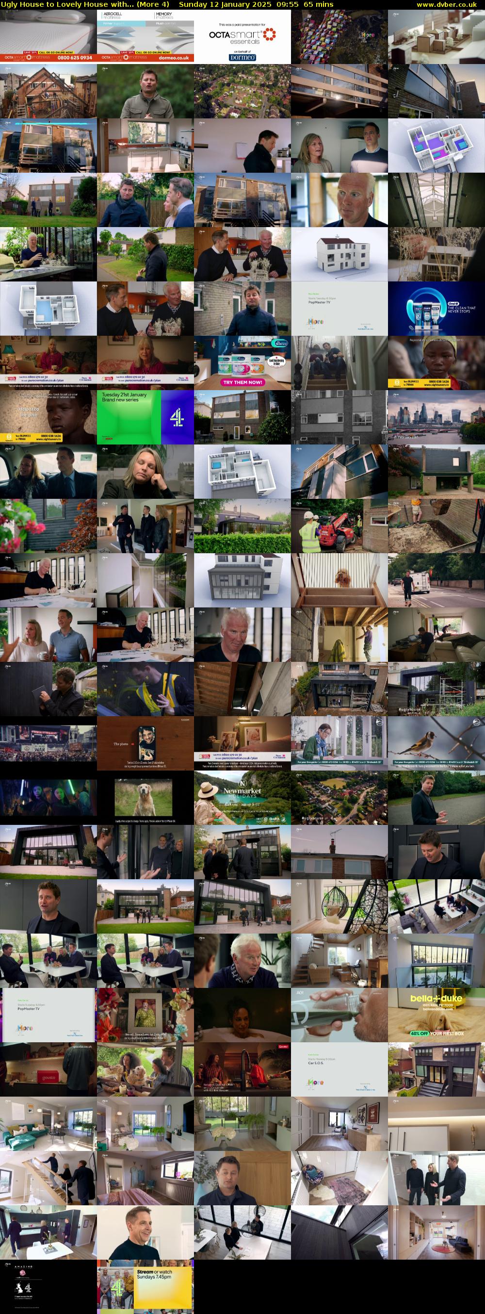Ugly House to Lovely House with... (More 4) Sunday 12 January 2025 09:55 - 11:00