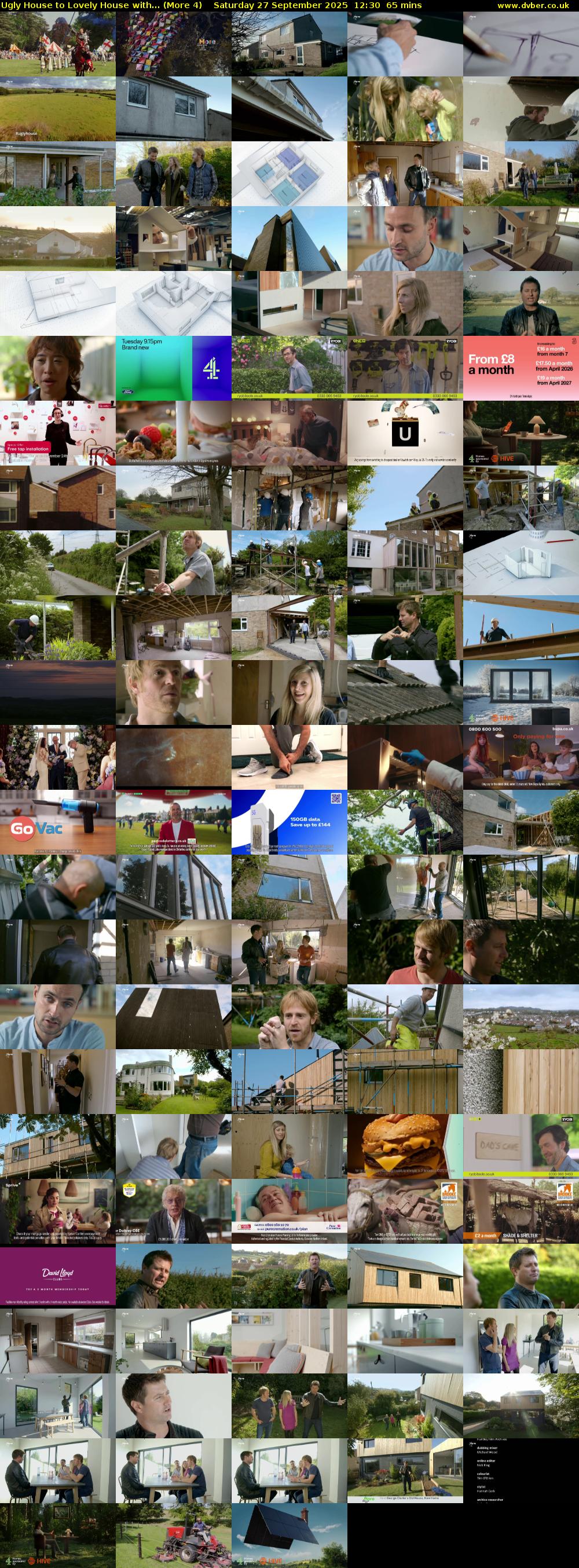 Ugly House to Lovely House with... (More 4) Saturday 27 September 2025 12:30 - 13:35