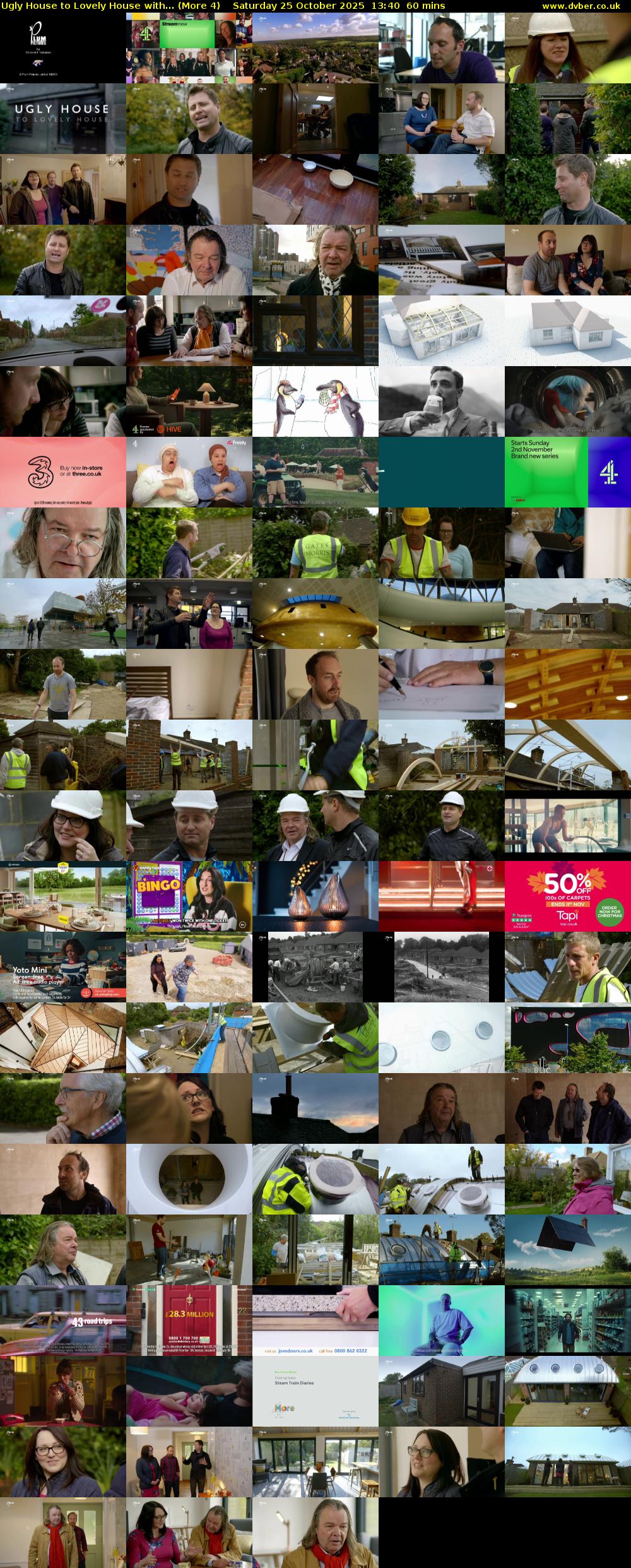 Ugly House to Lovely House with... (More 4) Saturday 25 October 2025 13:40 - 14:40