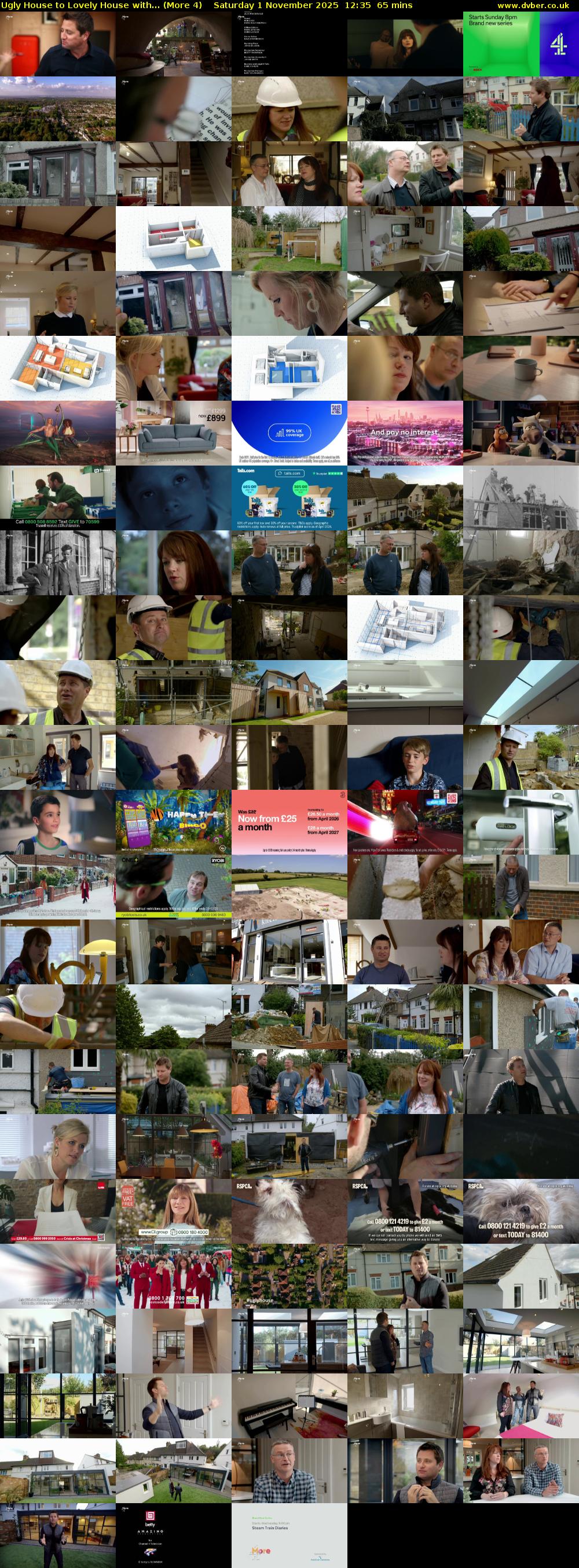 Ugly House to Lovely House with... (More 4) Saturday 1 November 2025 12:35 - 13:40