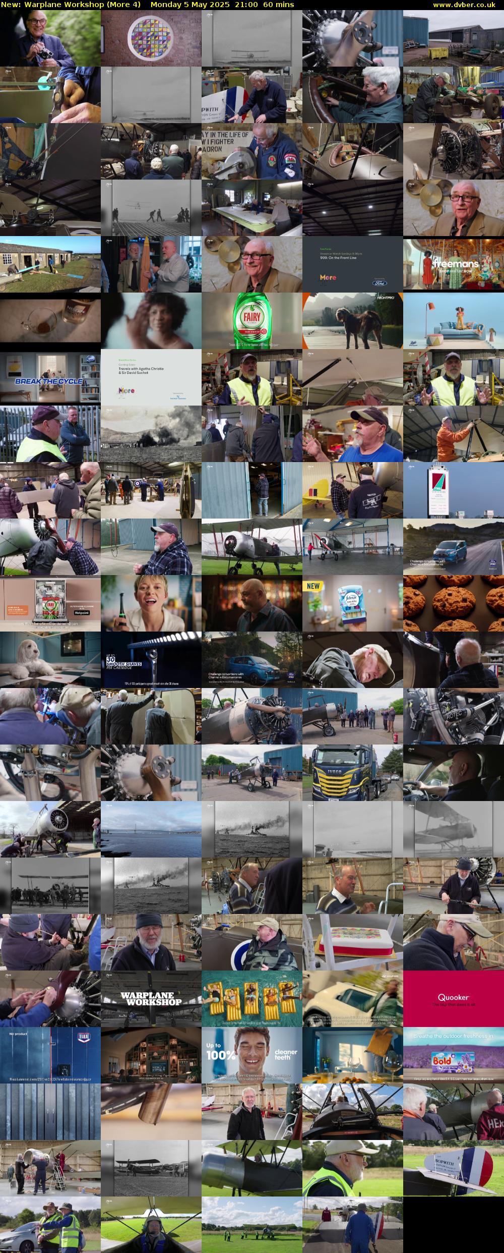 Warplane Workshop (More 4) Monday 5 May 2025 21:00 - 22:00
