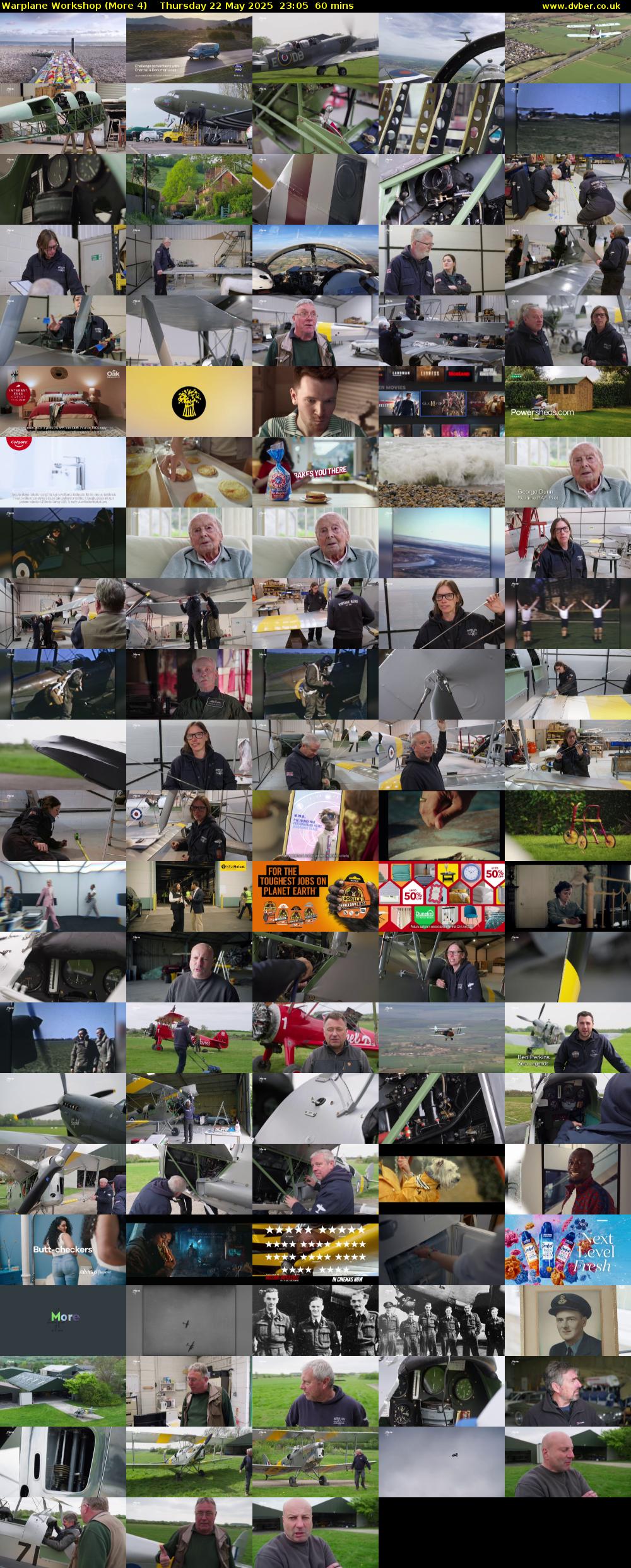 Warplane Workshop (More 4) Thursday 22 May 2025 23:05 - 00:05