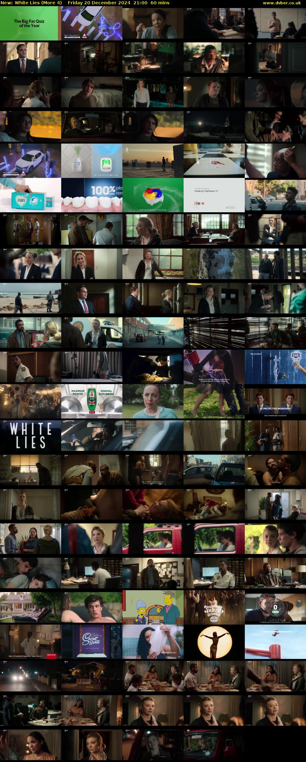 White Lies (More 4) Friday 20 December 2024 21:00 - 22:00