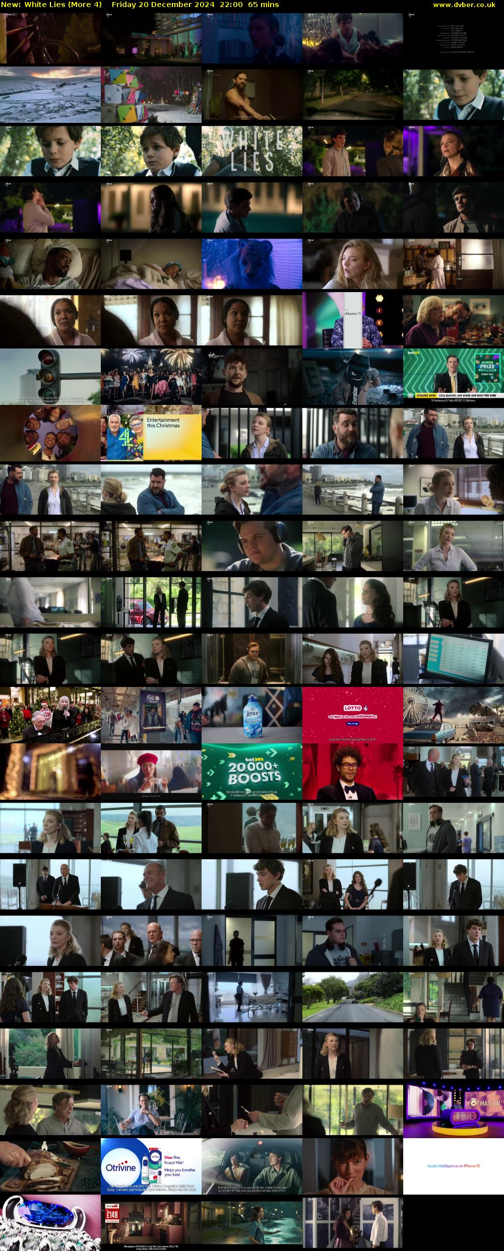White Lies (More 4) Friday 20 December 2024 22:00 - 23:05