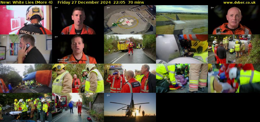White Lies (More 4) Friday 27 December 2024 22:05 - 23:15