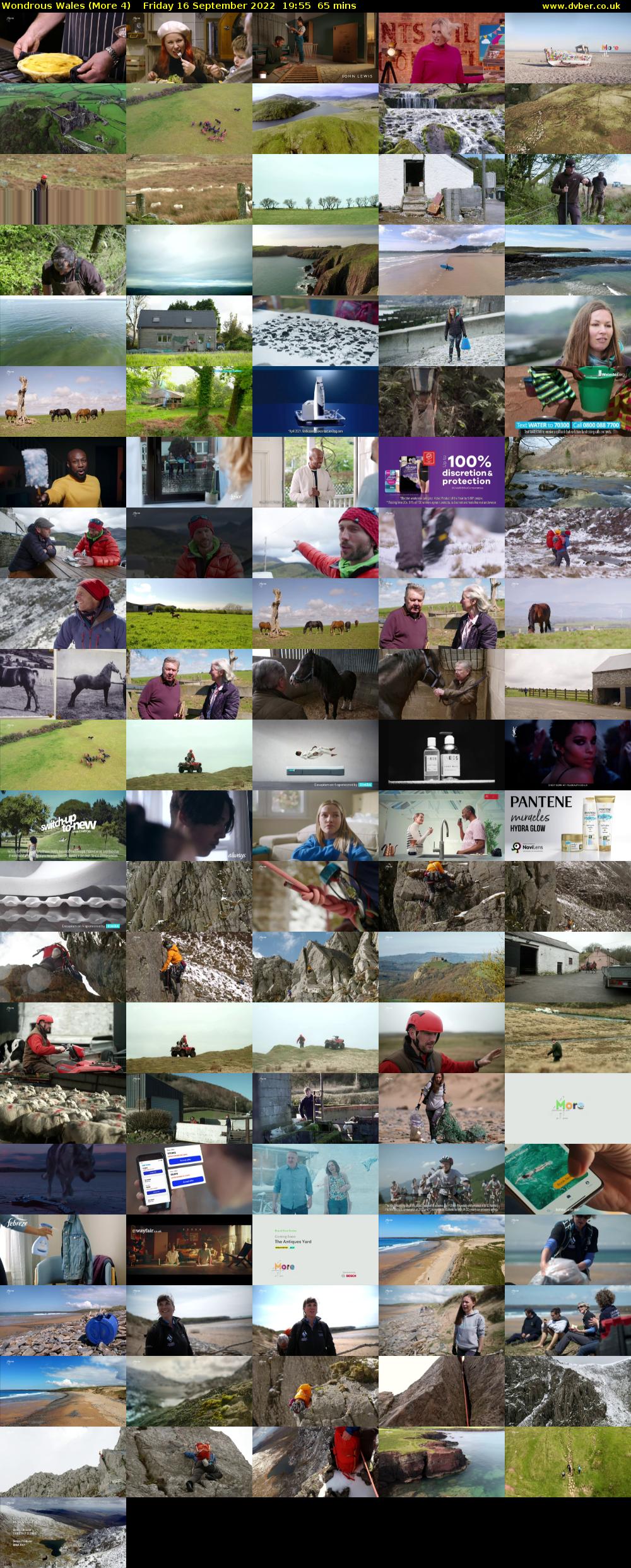 Wondrous Wales (More 4) Friday 16 September 2022 19:55 - 21:00