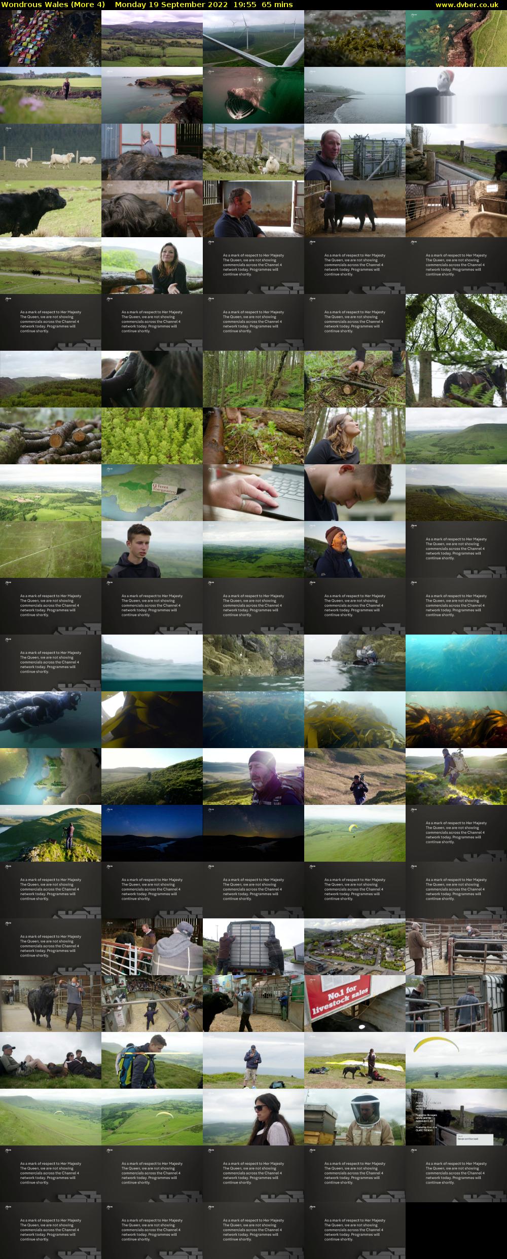 Wondrous Wales (More 4) Monday 19 September 2022 19:55 - 21:00