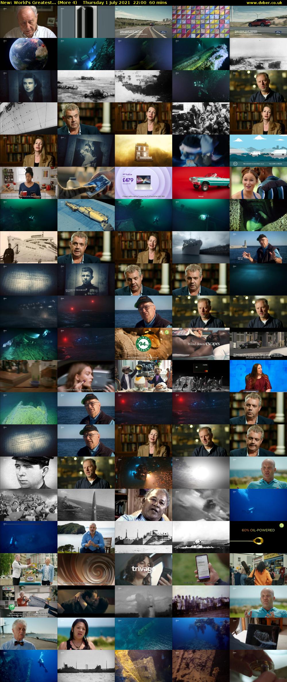 World's Greatest... (More 4) Thursday 1 July 2021 22:00 - 23:00