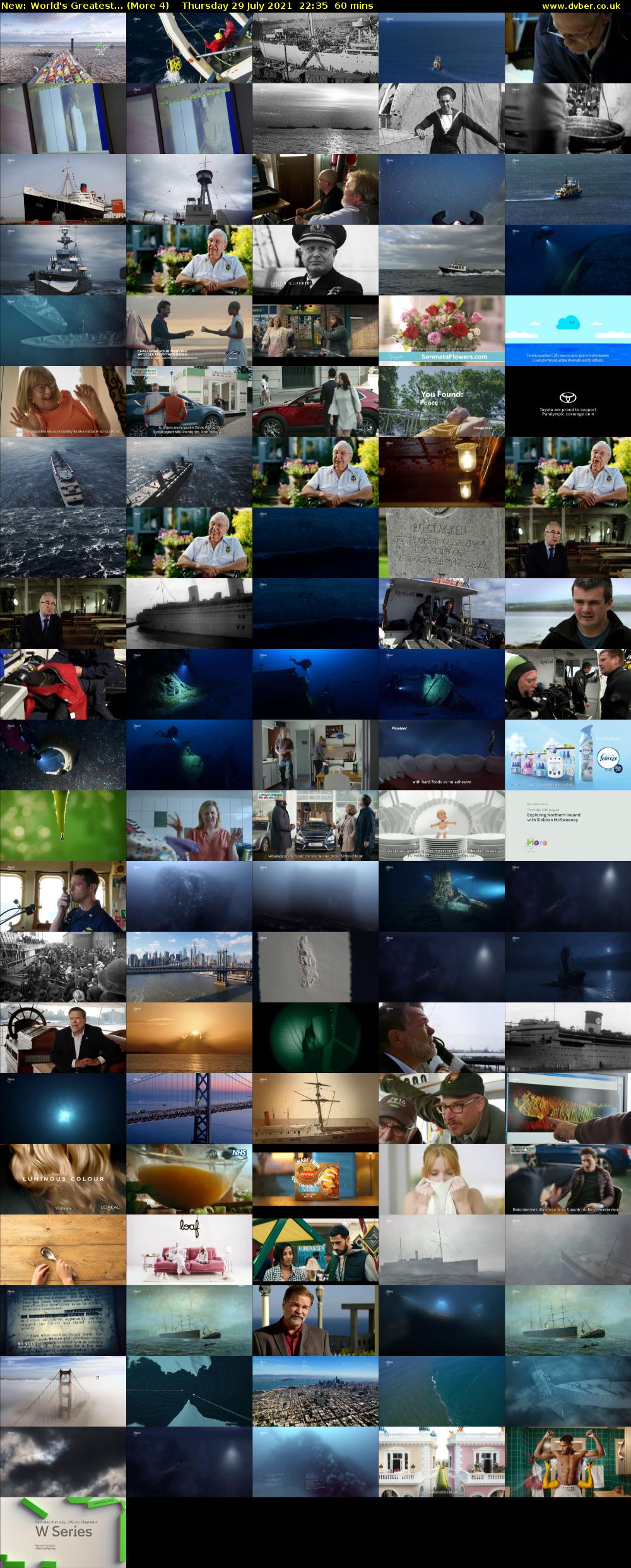 World's Greatest... (More 4) Thursday 29 July 2021 22:35 - 23:35