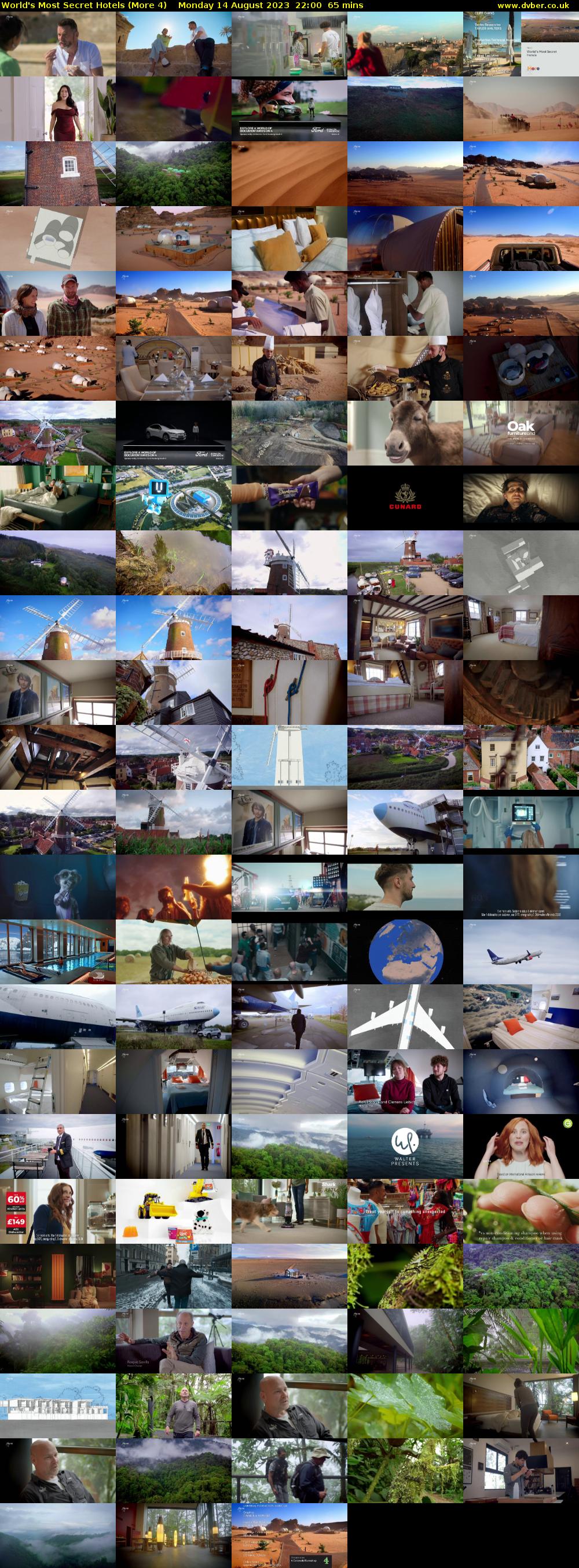 World's Most Secret Hotels (More 4) Monday 14 August 2023 22:00 - 23:05