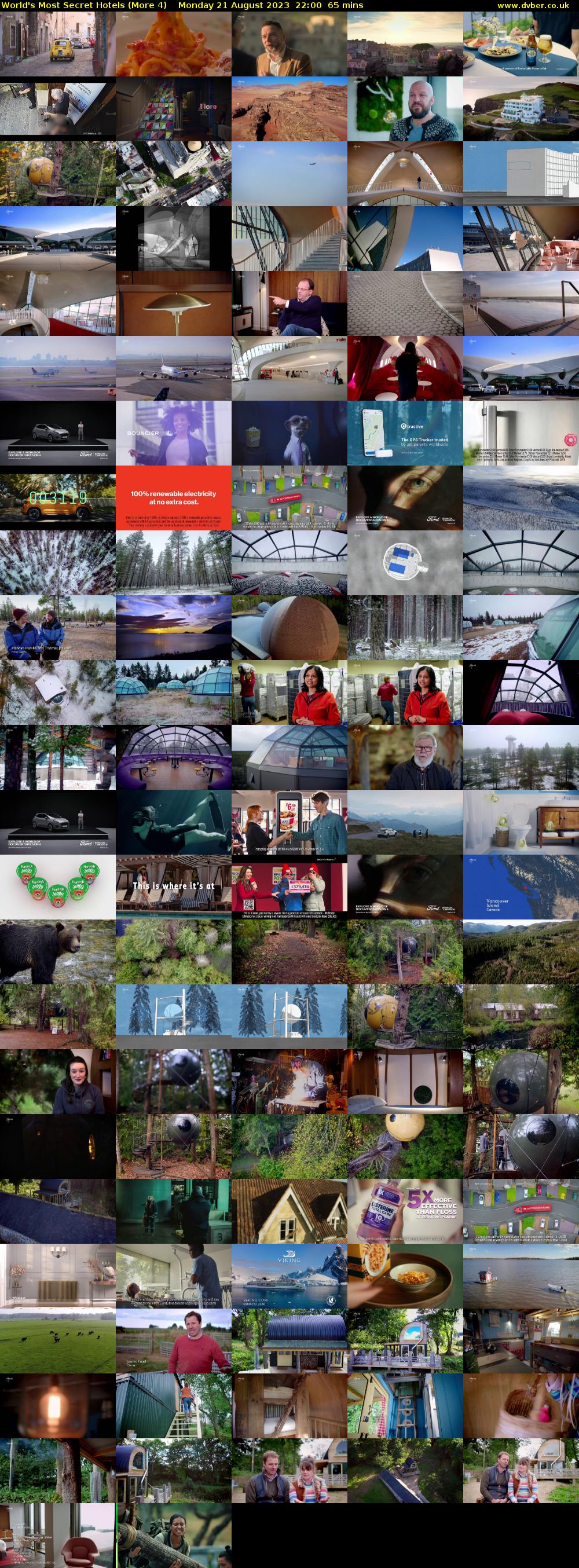 World's Most Secret Hotels (More 4) Monday 21 August 2023 22:00 - 23:05