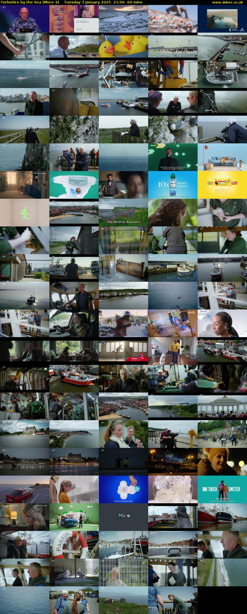 Yorkshire by the Sea (More 4) Tuesday 7 January 2025 21:00 - 22:00