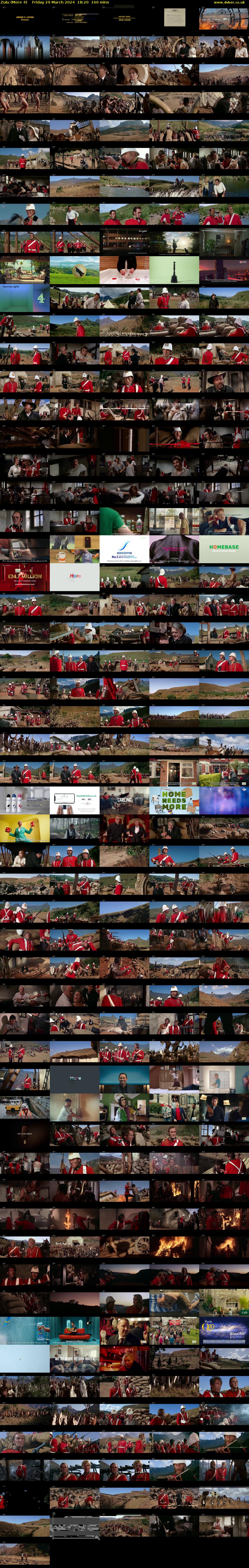 Zulu (More 4) Friday 29 March 2024 18:20 - 21:00