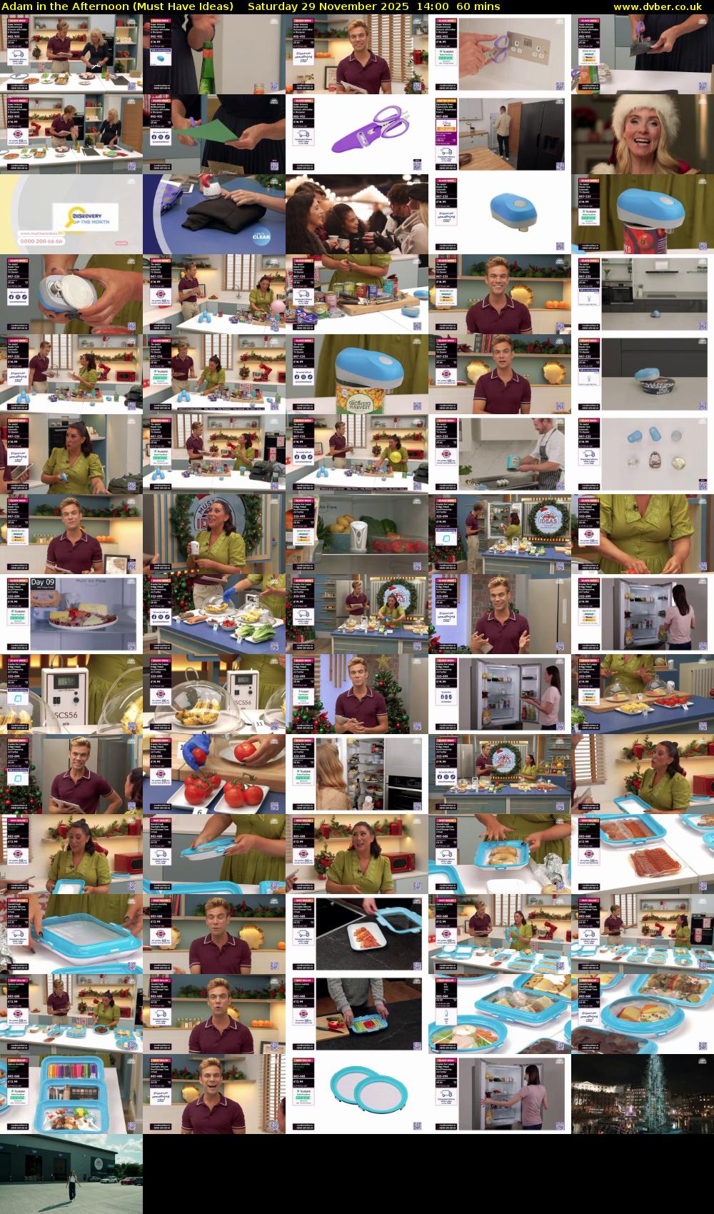 Adam in the Afternoon (Must Have Ideas) Saturday 29 November 2025 14:00 - 15:00