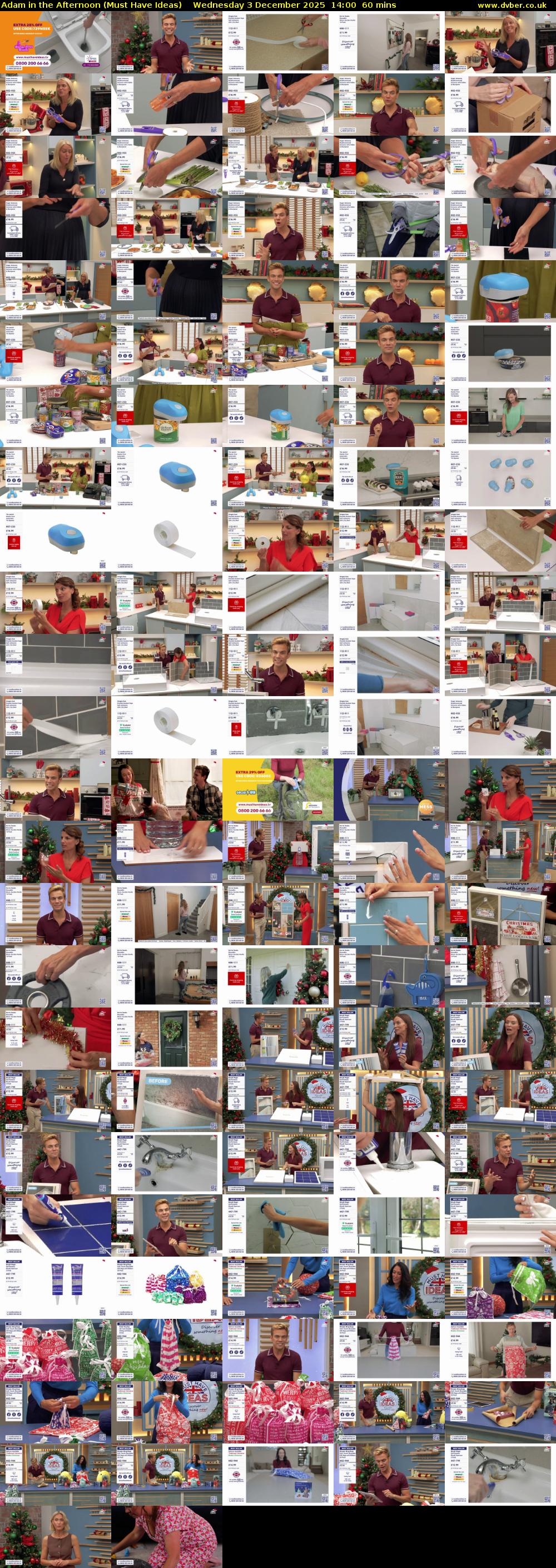 Adam in the Afternoon (Must Have Ideas) Wednesday 3 December 2025 14:00 - 15:00