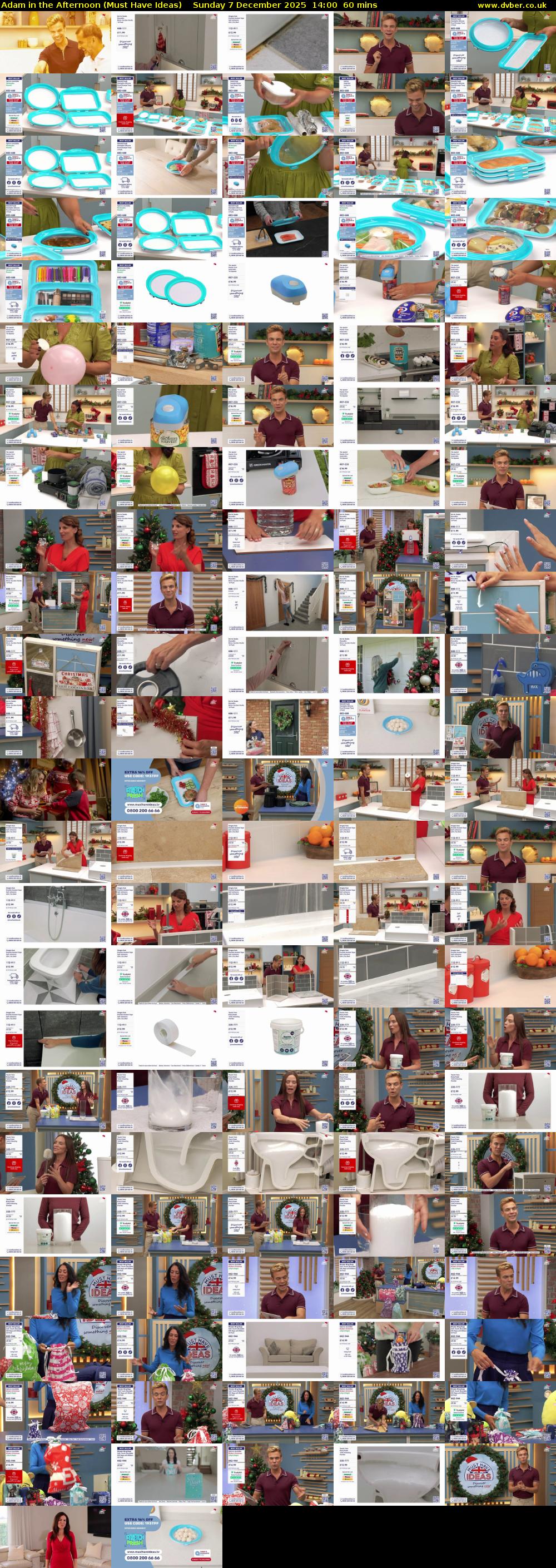 Adam in the Afternoon (Must Have Ideas) Sunday 7 December 2025 14:00 - 15:00