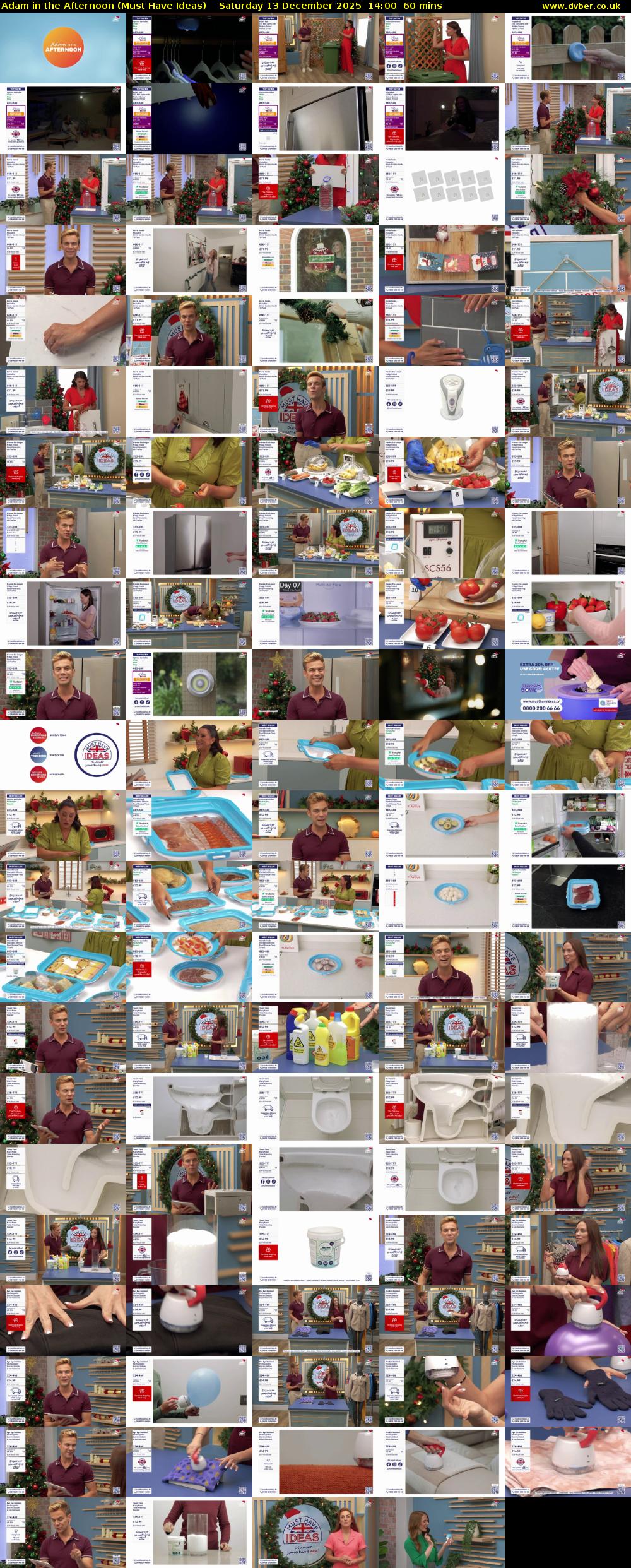 Adam in the Afternoon (Must Have Ideas) Saturday 13 December 2025 14:00 - 15:00