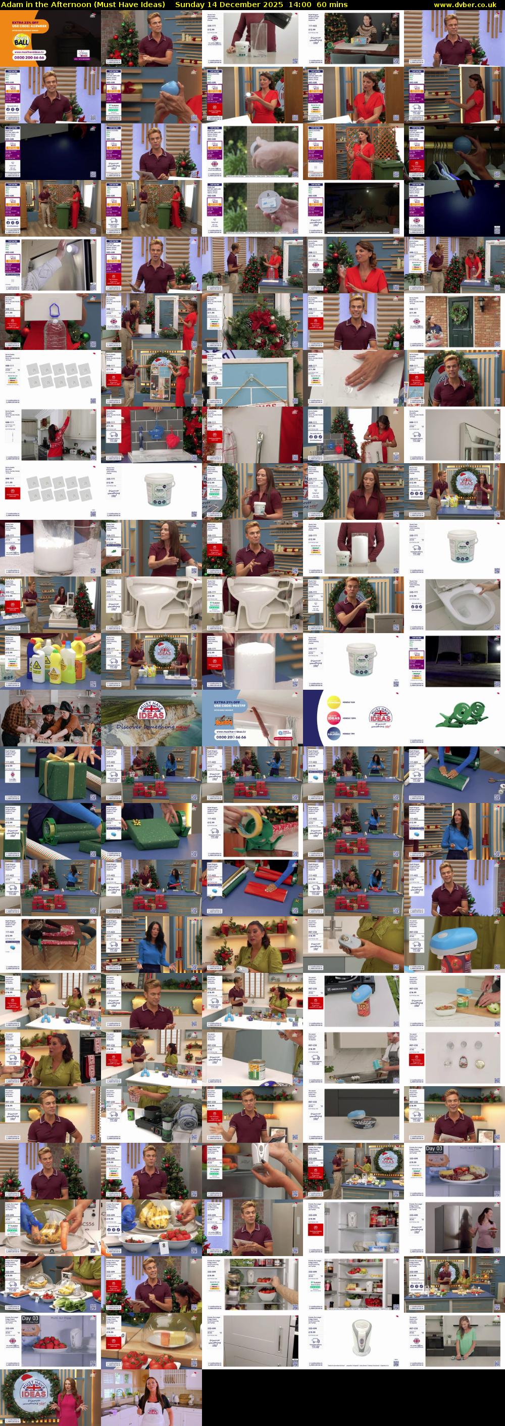 Adam in the Afternoon (Must Have Ideas) Sunday 14 December 2025 14:00 - 15:00