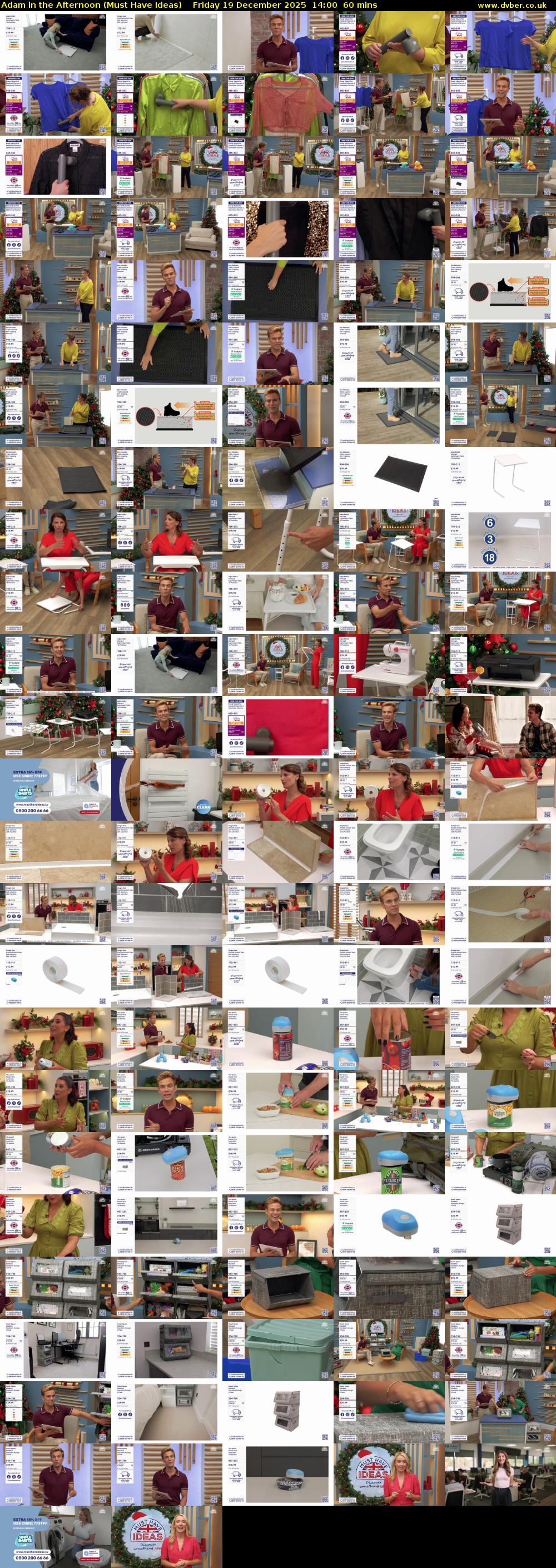 Adam in the Afternoon (Must Have Ideas) Friday 19 December 2025 14:00 - 15:00