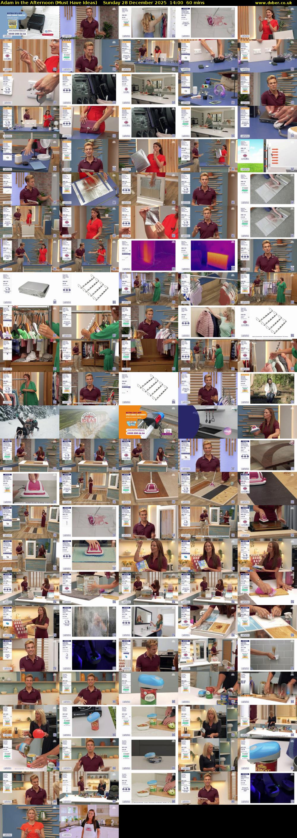 Adam in the Afternoon (Must Have Ideas) Sunday 28 December 2025 14:00 - 15:00