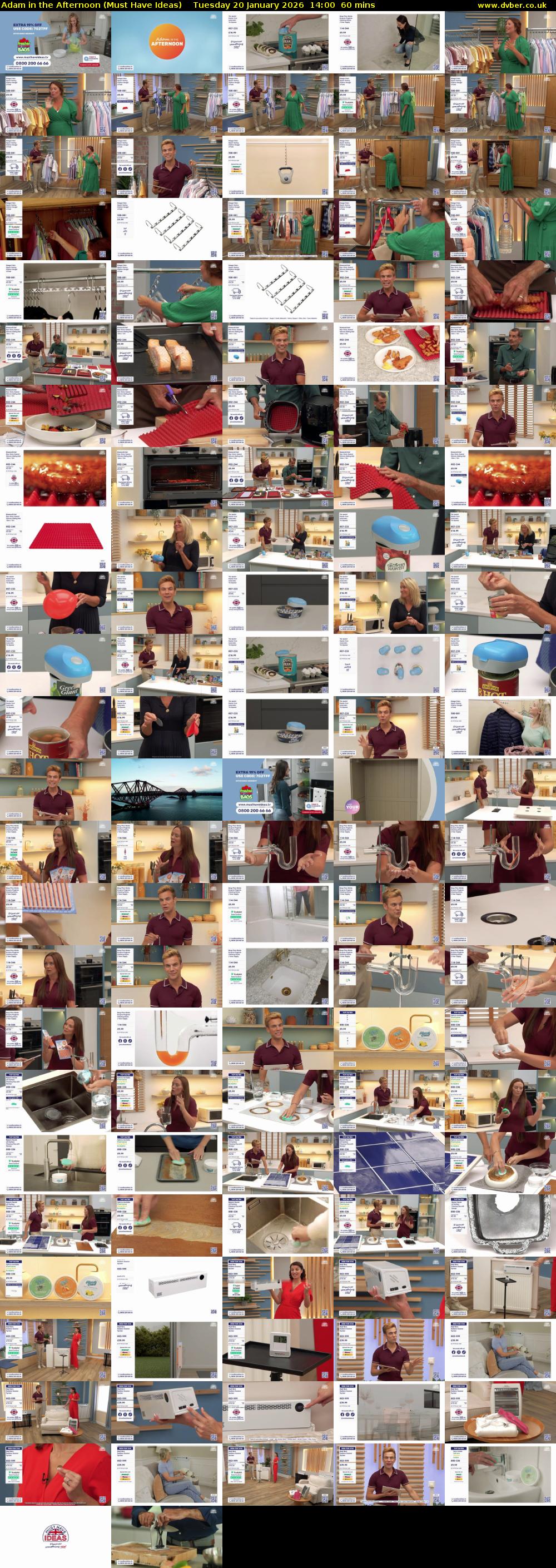 Adam in the Afternoon (Must Have Ideas) Tuesday 20 January 2026 14:00 - 15:00