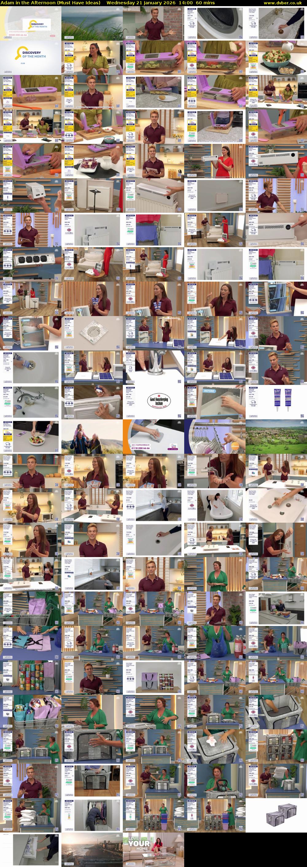 Adam in the Afternoon (Must Have Ideas) Wednesday 21 January 2026 14:00 - 15:00