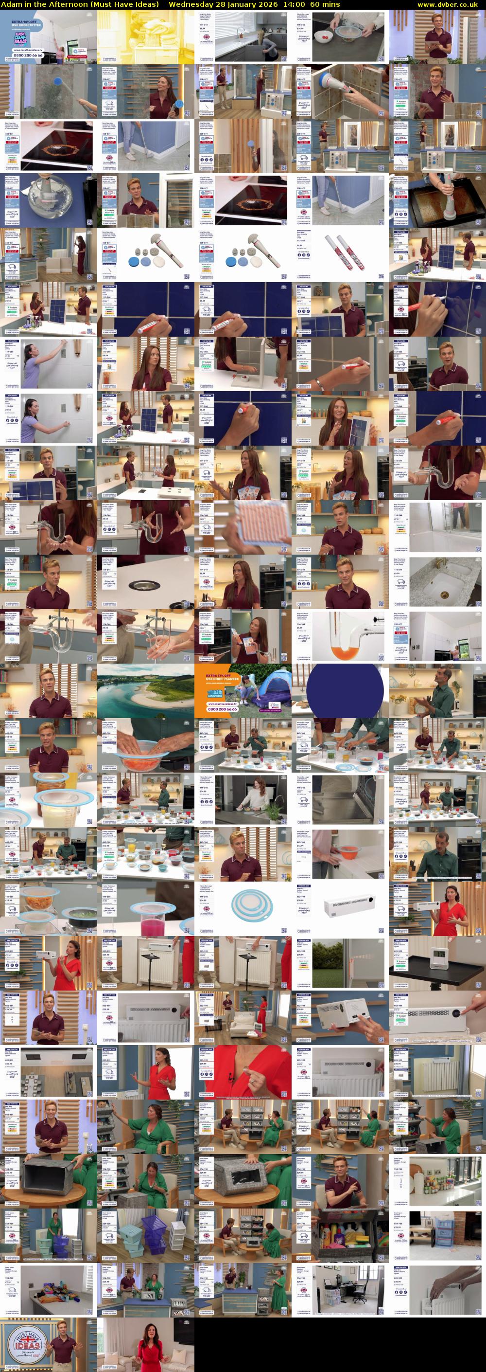 Adam in the Afternoon (Must Have Ideas) Wednesday 28 January 2026 14:00 - 15:00