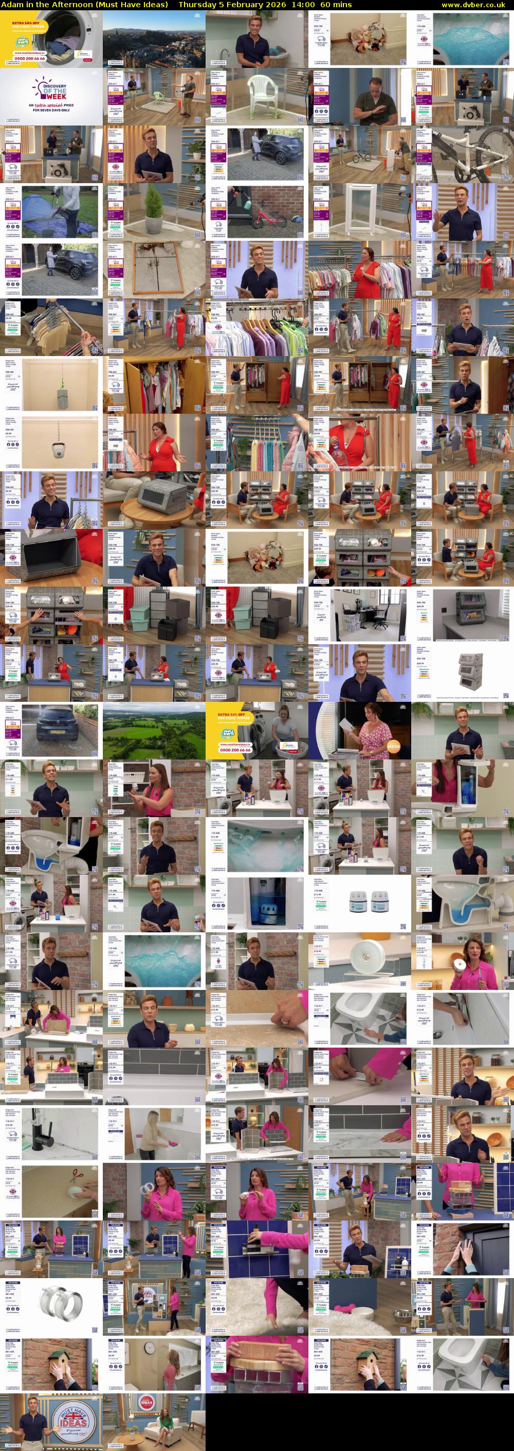 Adam in the Afternoon (Must Have Ideas) Thursday 5 February 2026 14:00 - 15:00