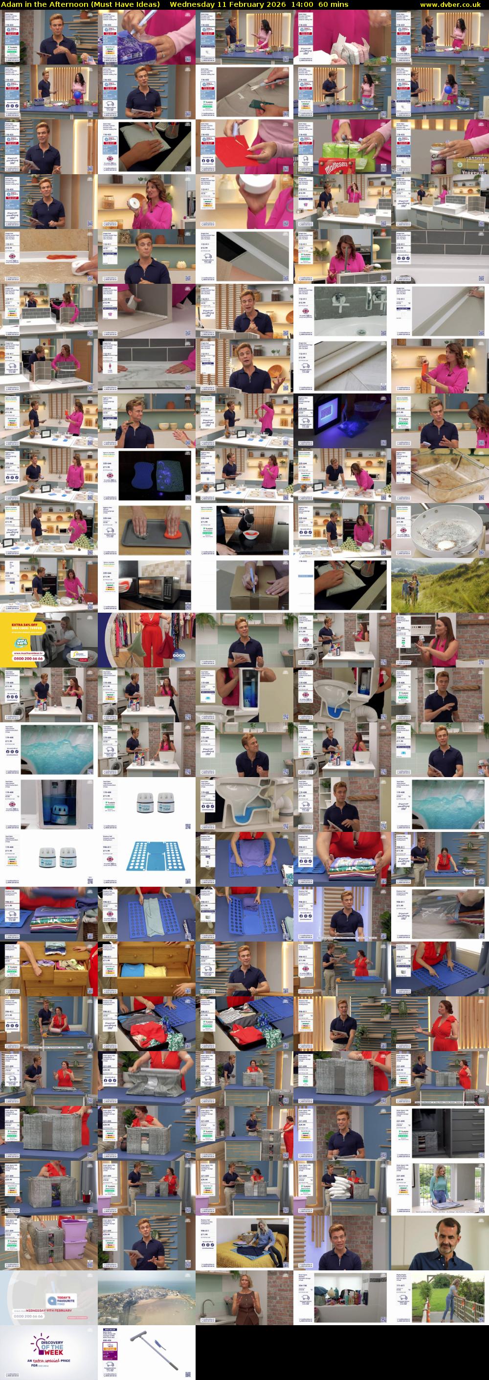 Adam in the Afternoon (Must Have Ideas) Wednesday 11 February 2026 14:00 - 15:00