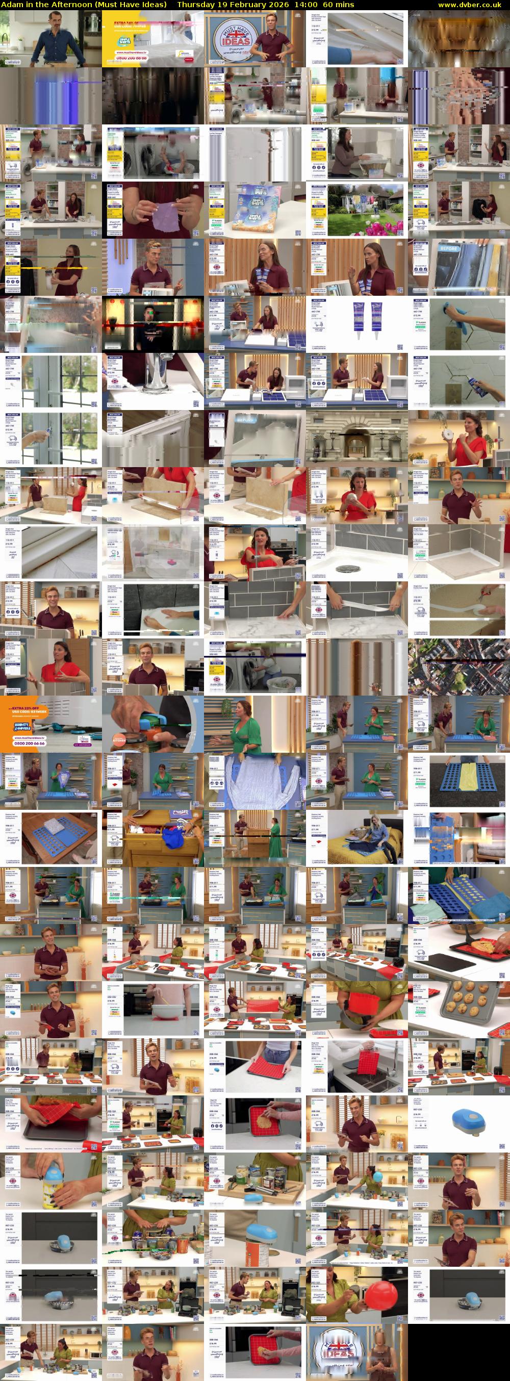 Adam in the Afternoon (Must Have Ideas) Thursday 19 February 2026 14:00 - 15:00