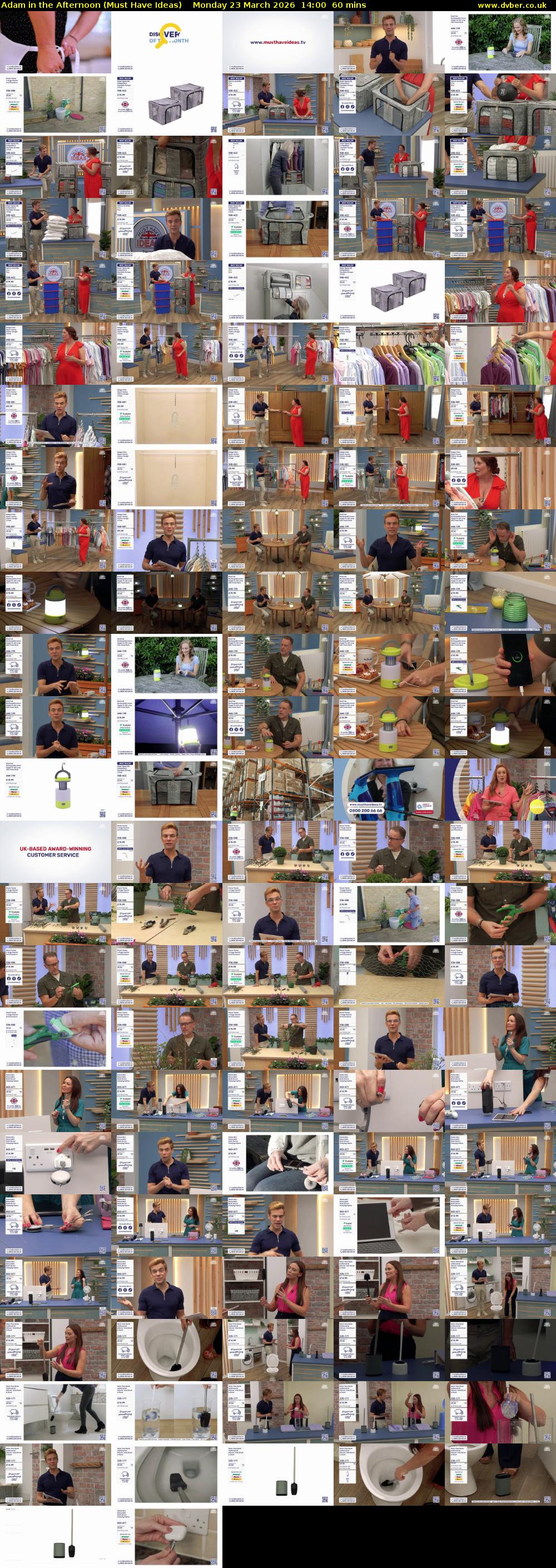 Adam in the Afternoon (Must Have Ideas) Monday 23 March 2026 14:00 - 15:00