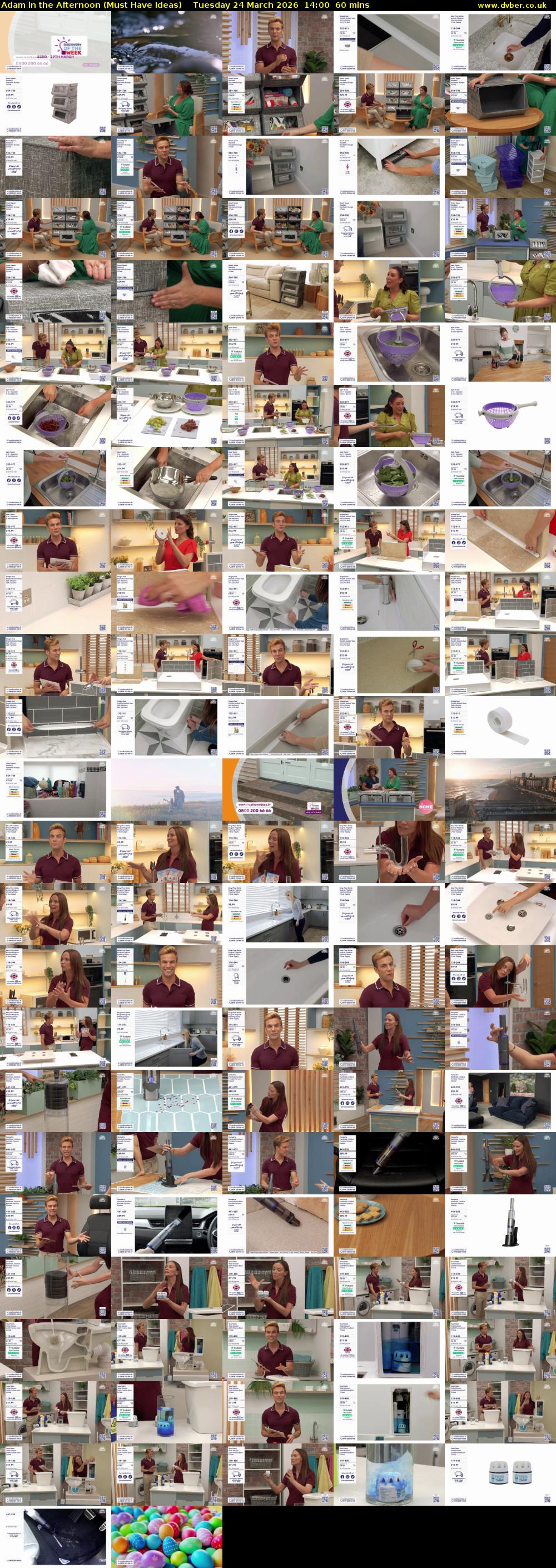 Adam in the Afternoon (Must Have Ideas) Tuesday 24 March 2026 14:00 - 15:00