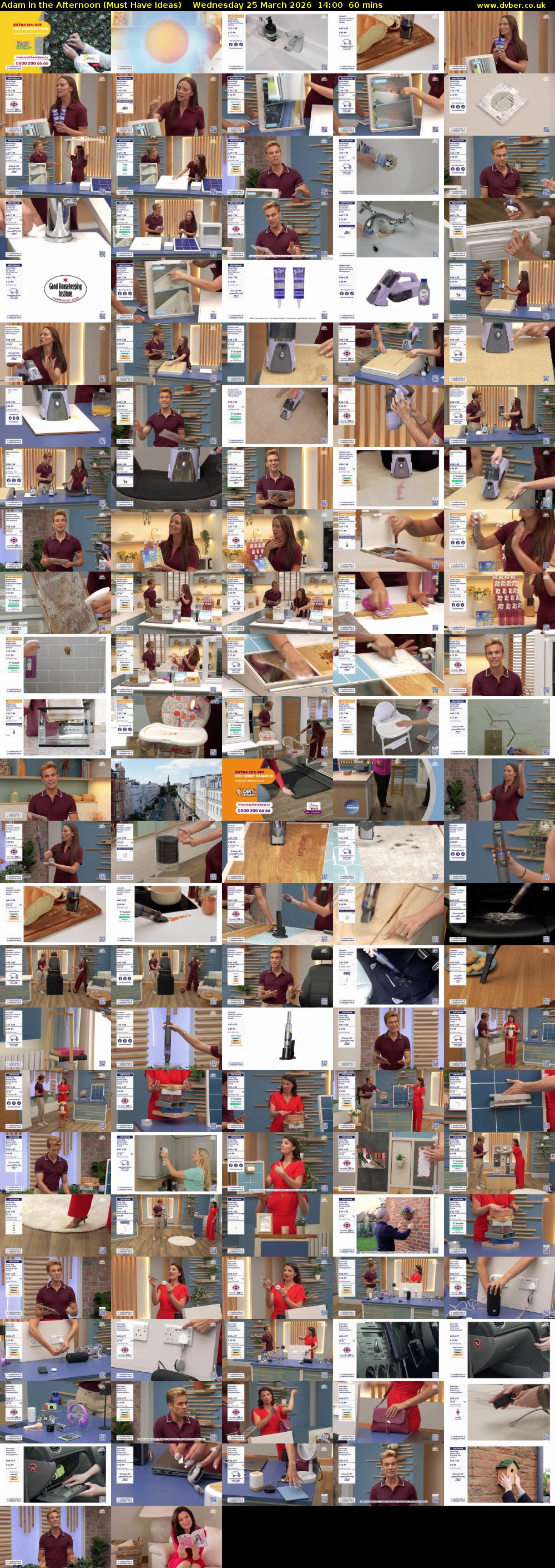 Adam in the Afternoon (Must Have Ideas) Wednesday 25 March 2026 14:00 - 15:00