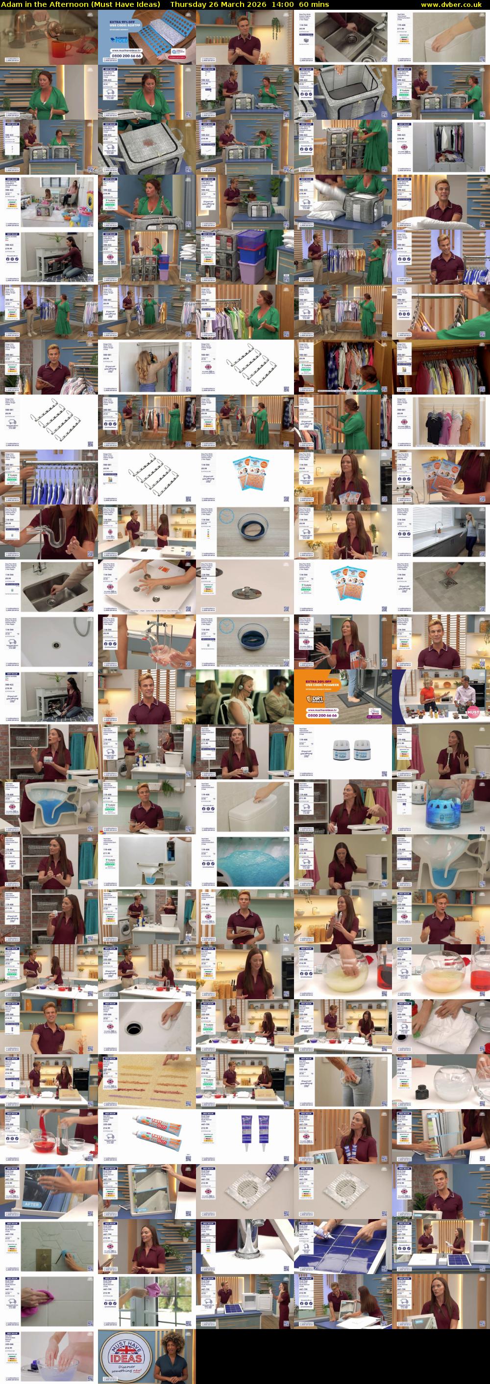 Adam in the Afternoon (Must Have Ideas) Thursday 26 March 2026 14:00 - 15:00